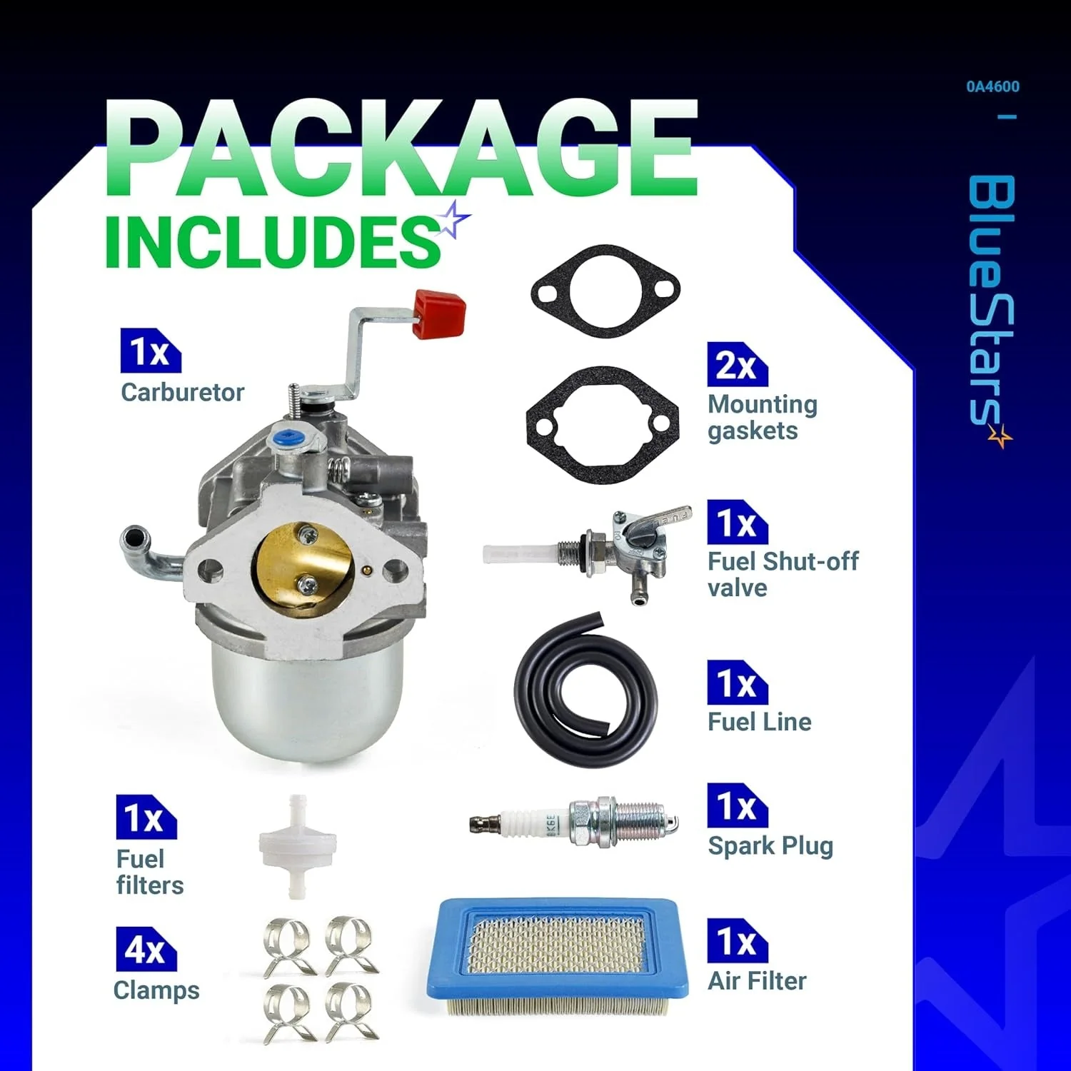 0A4600 Carburetor for Nikki A4600 Carburetor Generac - Image 2