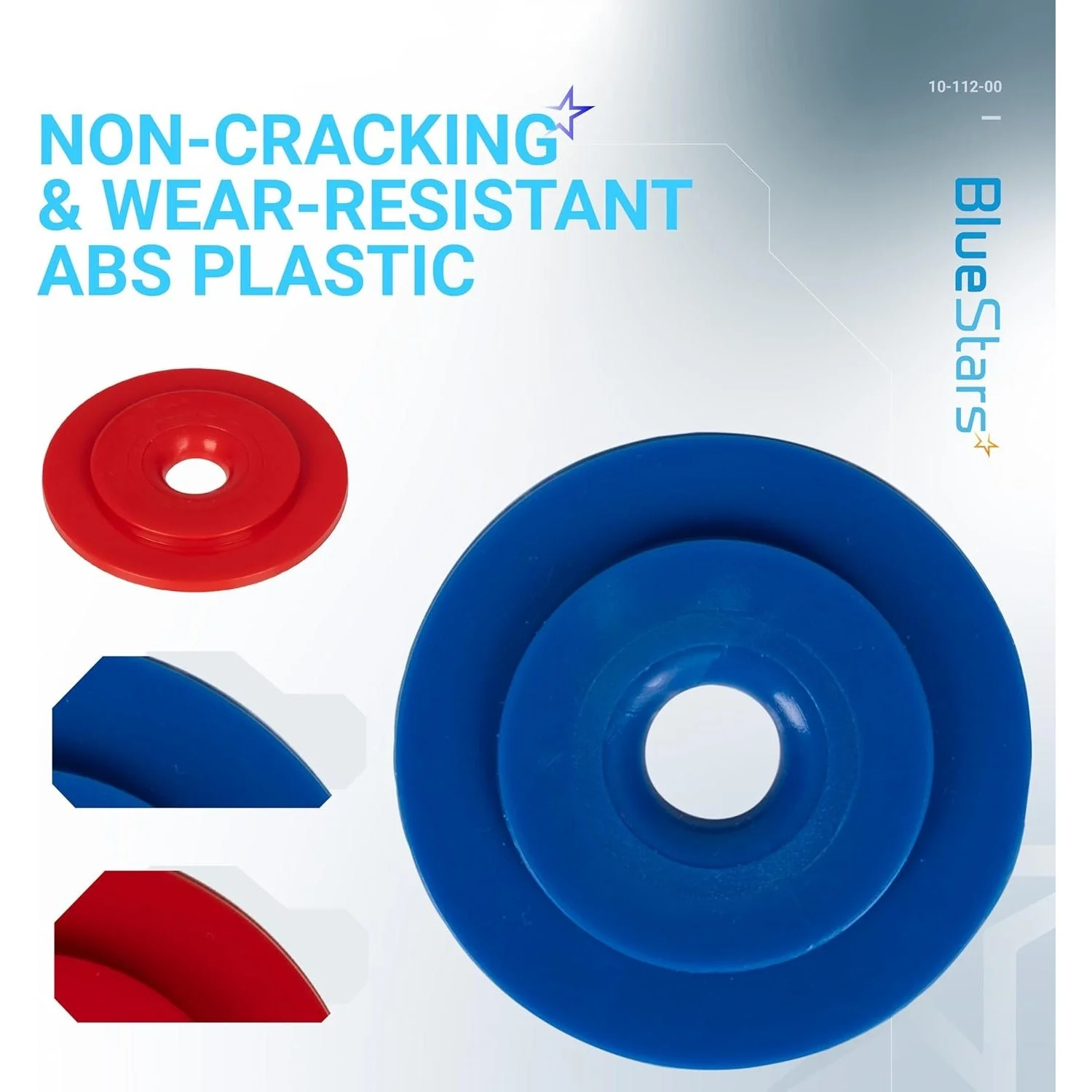 10-112-00 Pool Cleaner UWF Restrictor Disk Red and Blue Replacement - For Zodiac Polaris 180, 280, 380, 480 Pool Cleaners - Image 4
