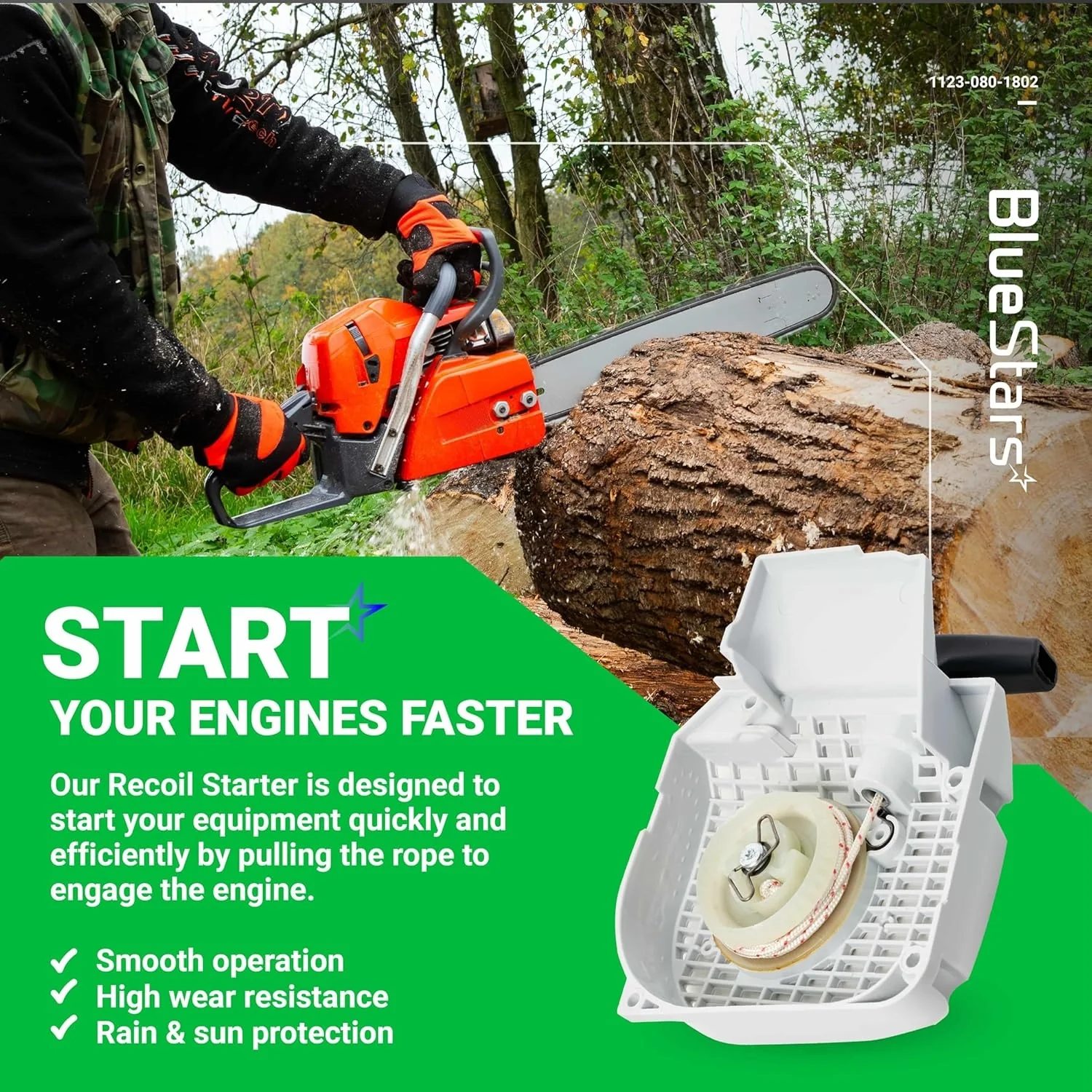 1123 080 1802 Recoil Starter Assembly - For Stihl 021 023 025 MS210 MS230 MS250 Chainsaw - Image 6