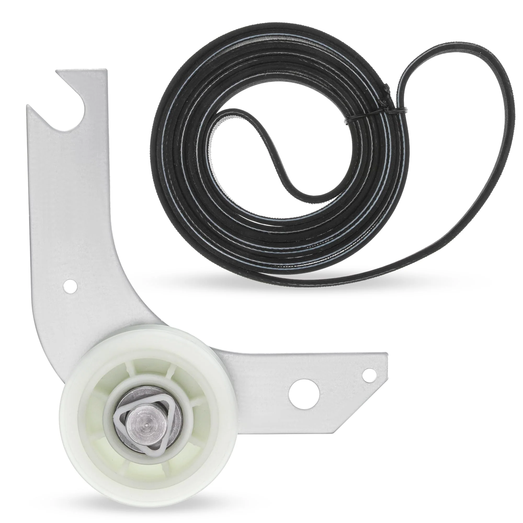 134793511 Dryer Idler Pulley & 137315300 Drive Belt for Frigidaire Electrolux Crosley Kenmore White-Westinghouse Dryers