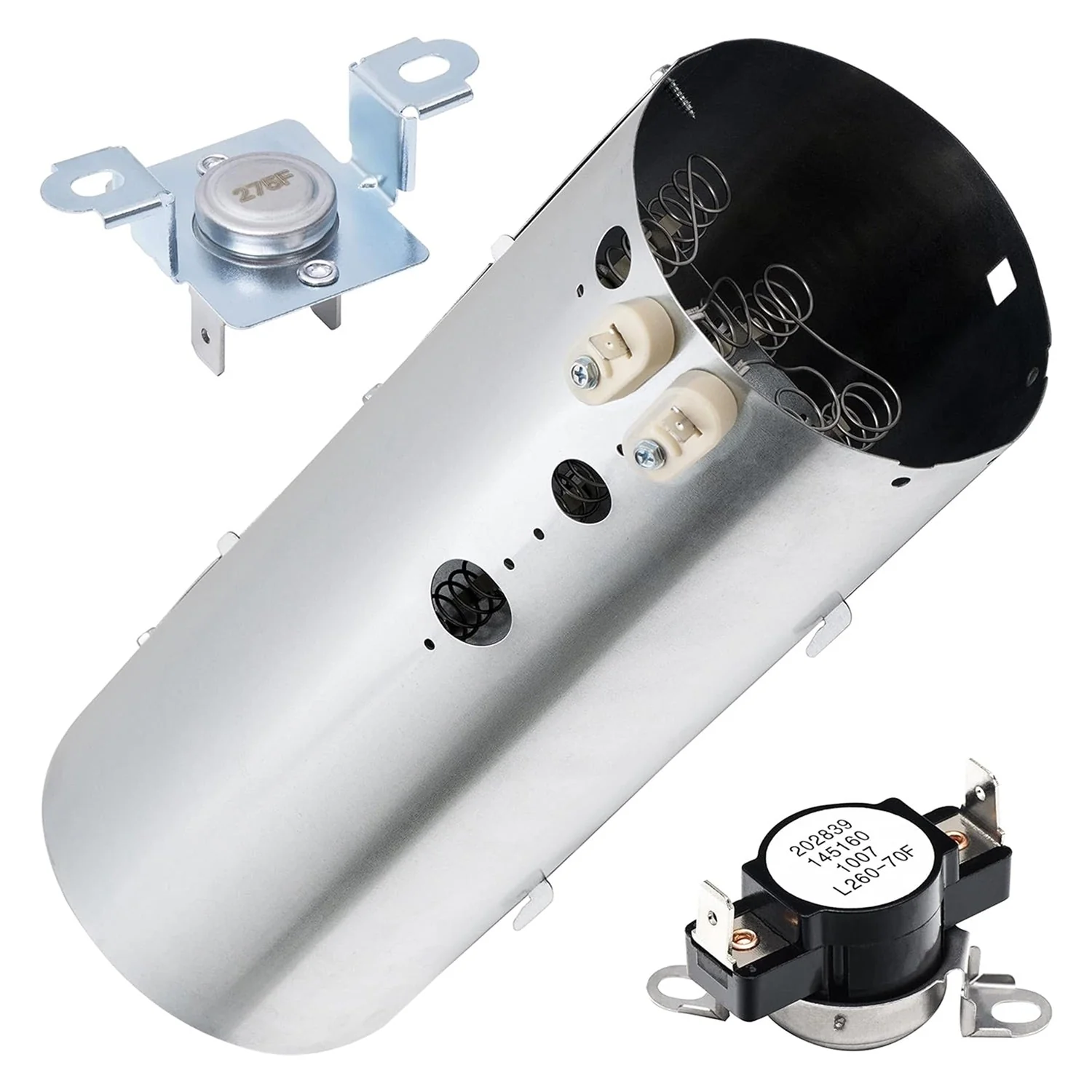 137114000 Dryer Heating Element & 3204267 Thermostat & 137032600 Thermal Limiter Kit for Electrolux Frigidaire Dryers