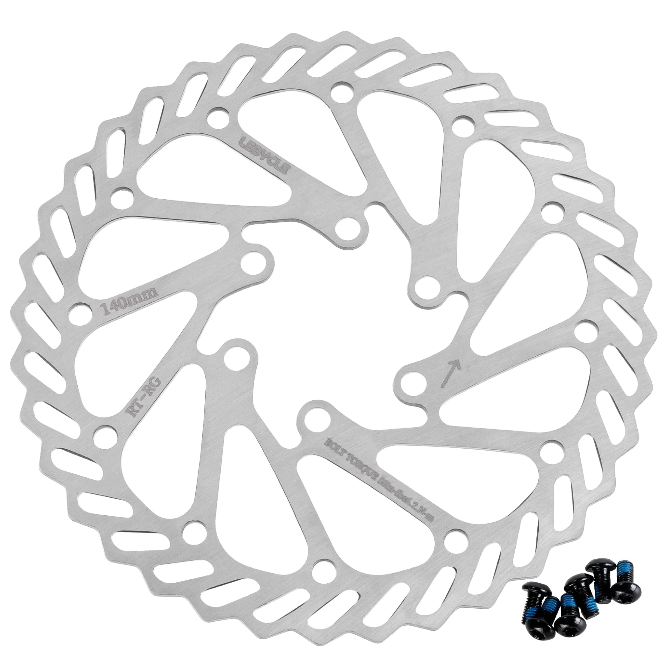 140mm Disc Brake Rotor Stainless Steel Bike Disc Brake Rotor with 6 Bolts - ForRoad Bike Mountain Bike MTB BMX