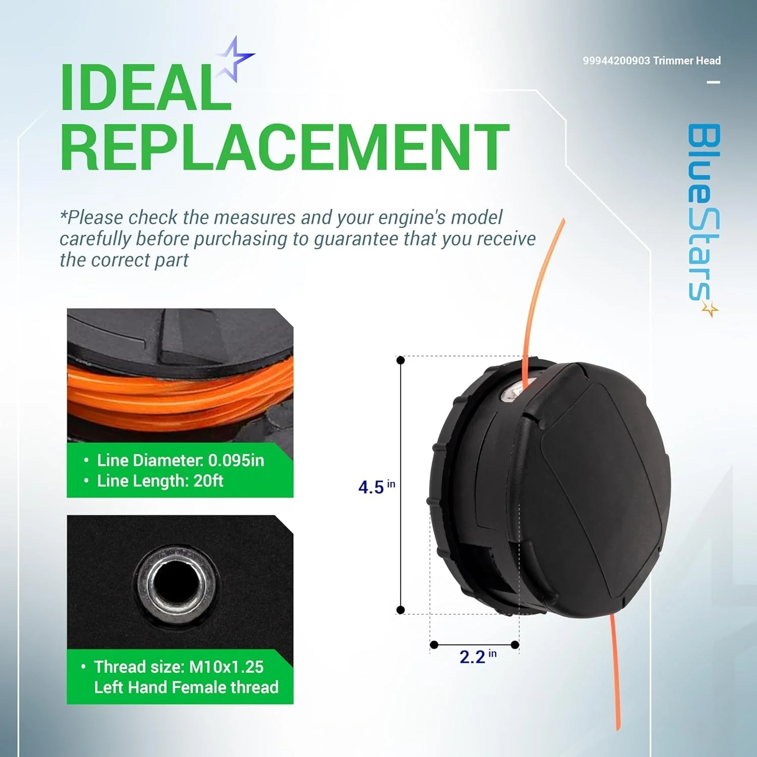 99944200903 Speed-Feed 450 Trimmer Head - Fits Echo SRM-266, SRM-266S, SRM-266T, SRM-266U - 2 Pack Ver. 2 - Image 2