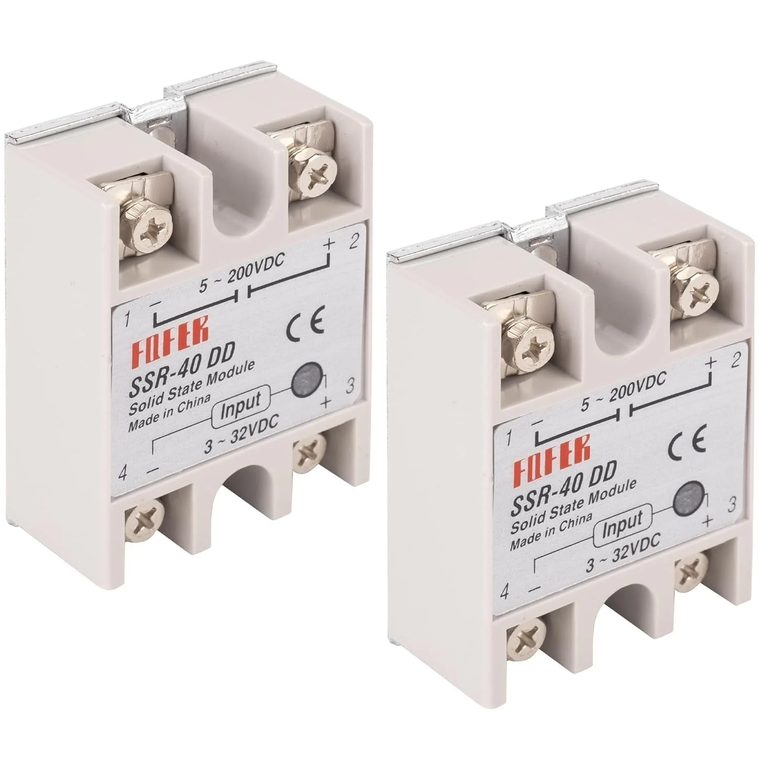 SSR-40DD DC to DC Solid State Relay - 2 Pack