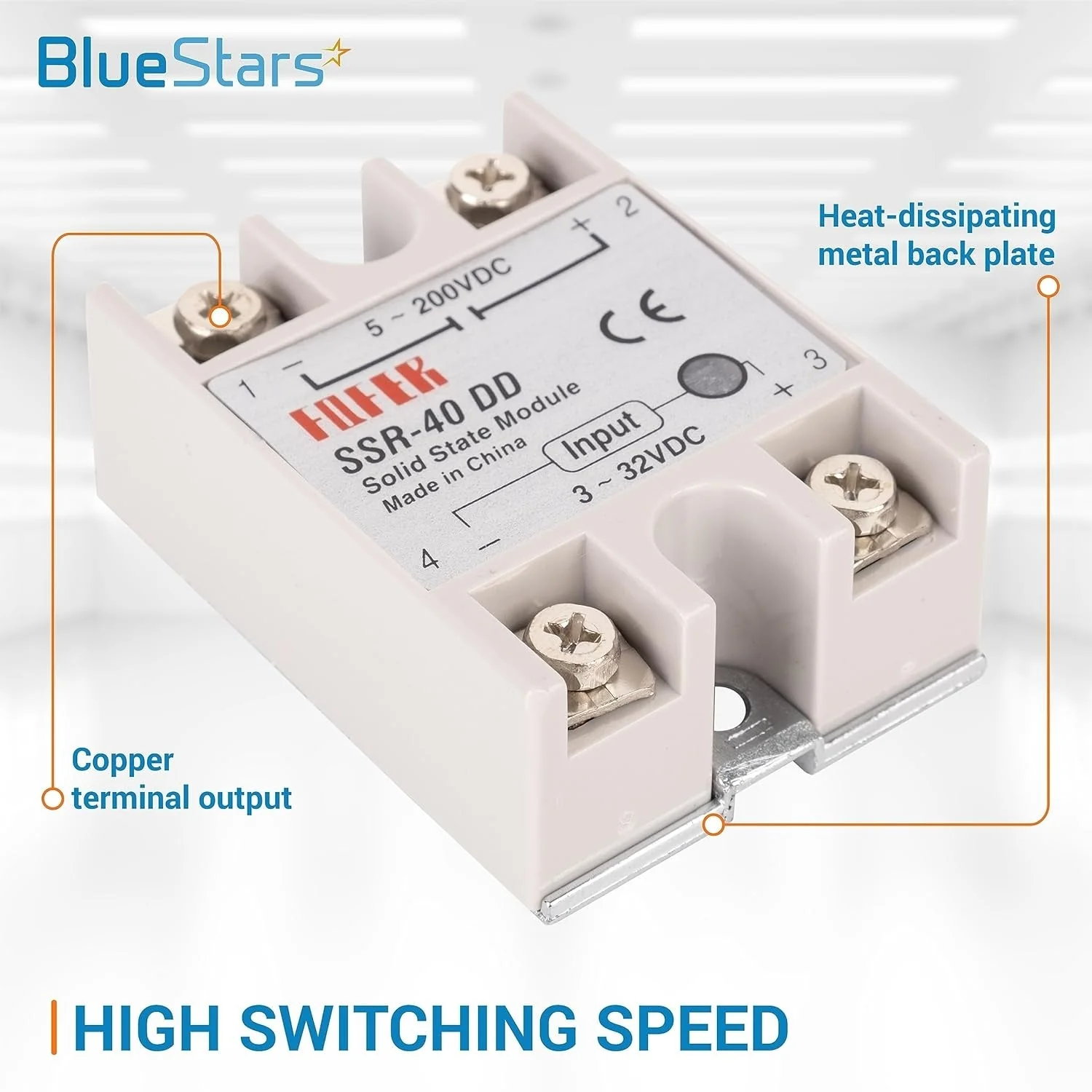 SSR-40DD DC to DC Solid State Relay - 2 Pack - Image 3