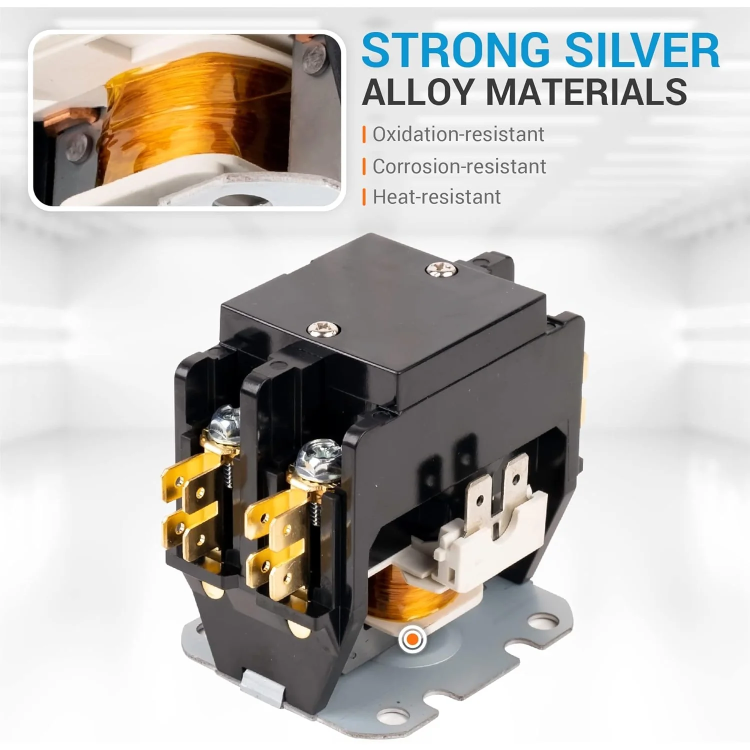2 Pole Contactor 30 Amp 120VAC Coil - Fits C230B, TJT30A120V2P, 17325, PC230A, H230A, 90-244 - Image 5