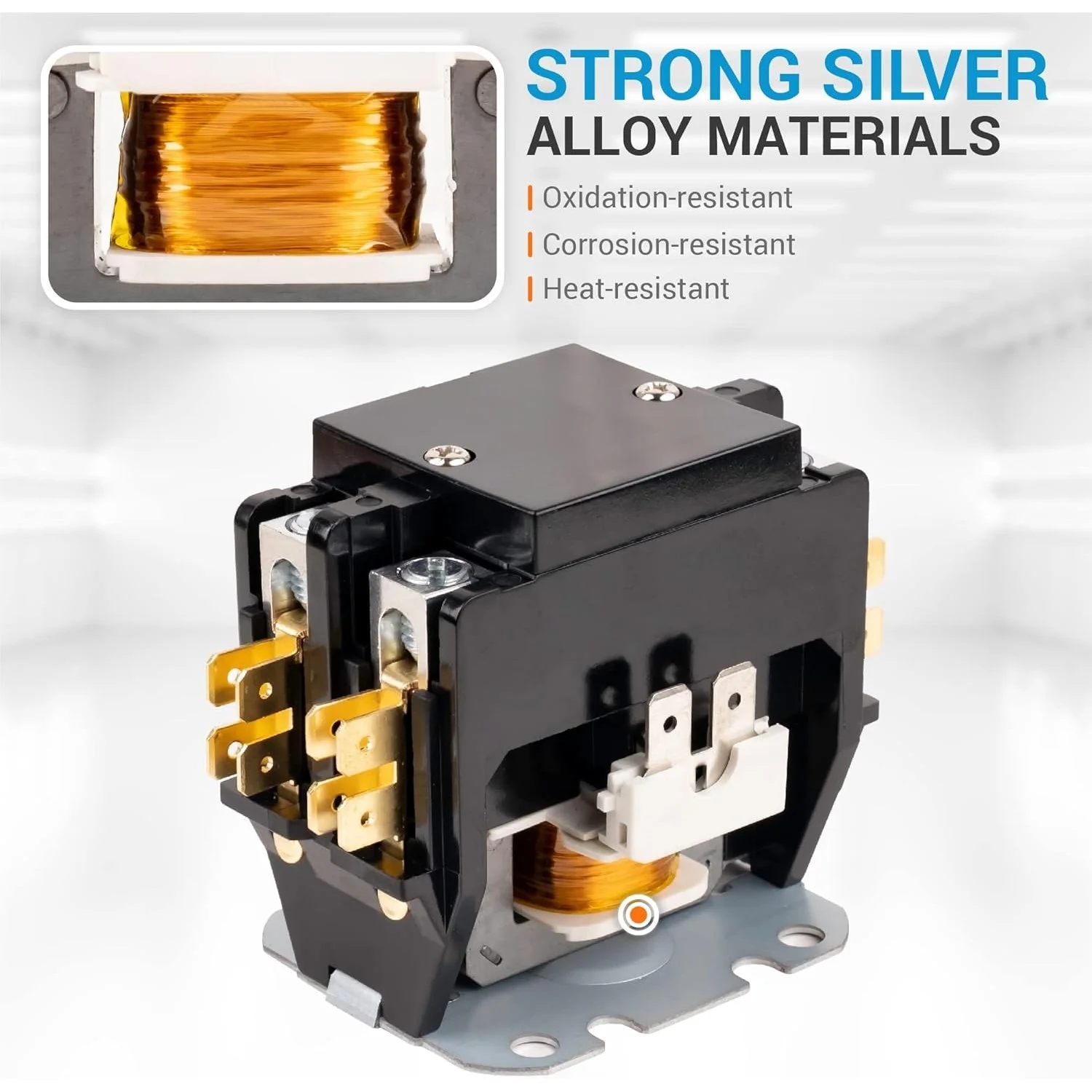 2 Pole Contactor 40 Amp 120VAC Coil - Image 5