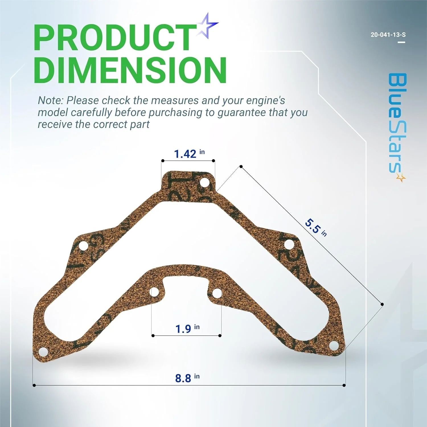 20-041-13-S 2004113-S Valve Cover Gasket - Fits Kohler Courage SV470 SV471 SV480 SV530 - 2 Pack - Image 3