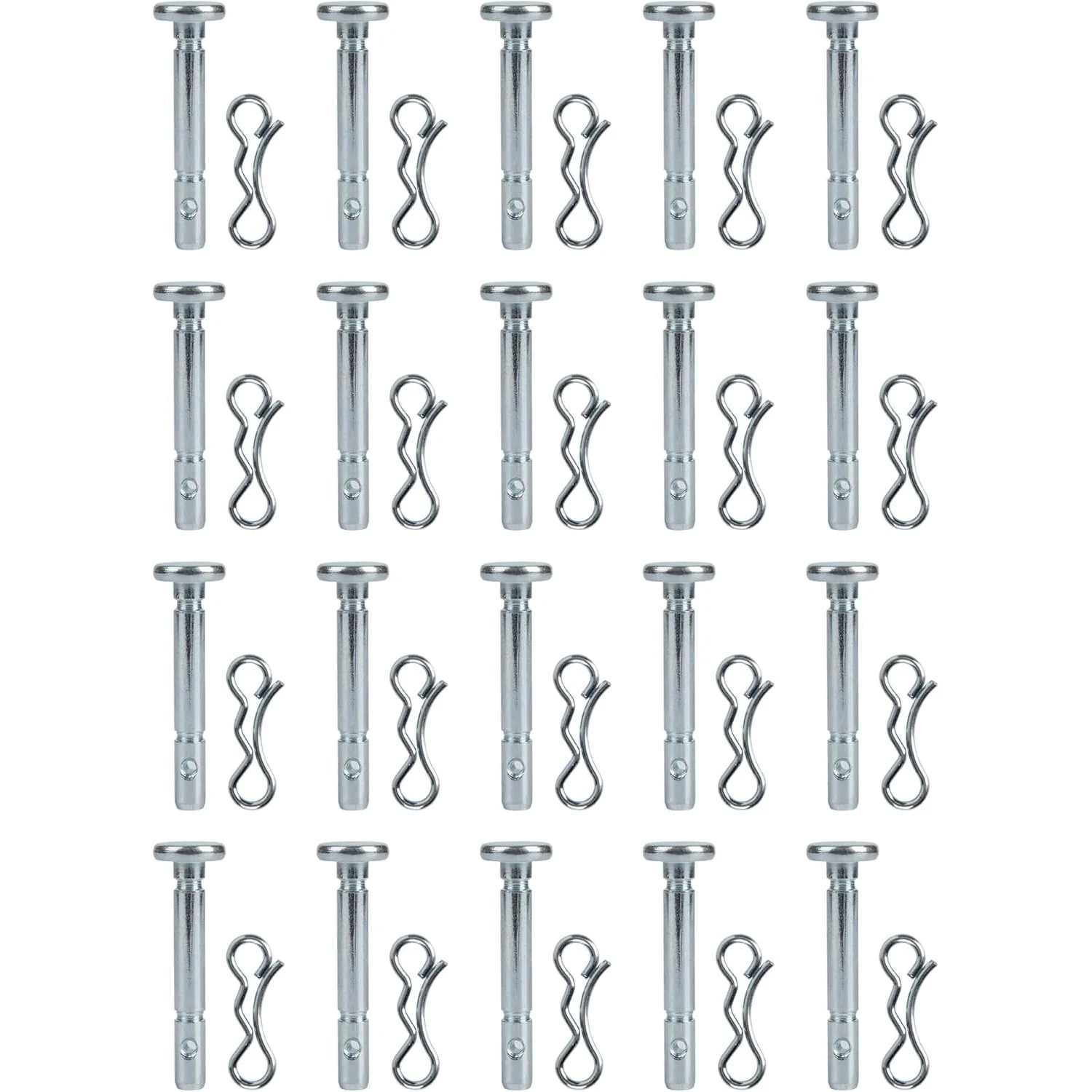 738-04124A Shear Pins & 714-04040 Cotter Pins Kit for MTD Cub Cadet Troy-Bilt Craftsman Storm 2410 2620 928SWE 2-Stage Snow Blower (2005 & Newer) - 10 Sets