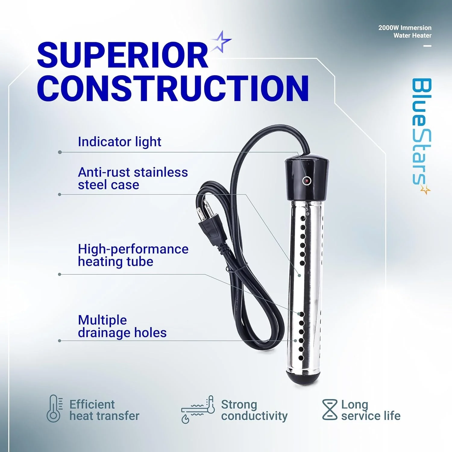2000W Immersion Water Heater - Image 4