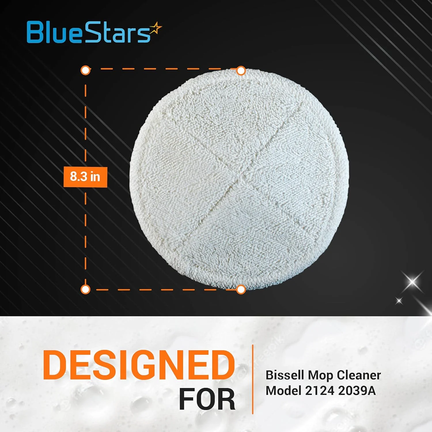 Mop Pads Replacement for Bissell Spinwave 2307 23157 20391 Hard Floor Cleaners - Image 3