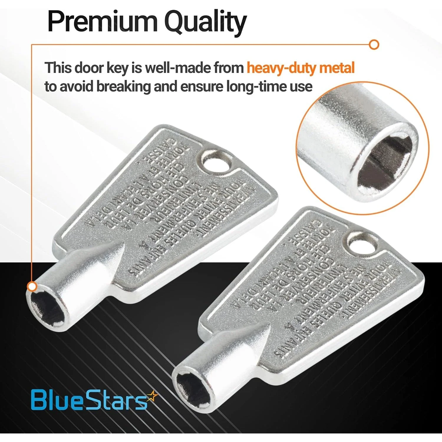 216702900 Metal Freezer Door Key for Frigidaire & Kenmore Freezers - 4 Pack - Image 5