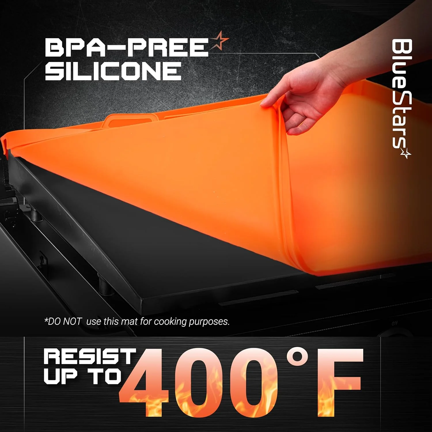22" Silicone Griddle Cover - Image 4