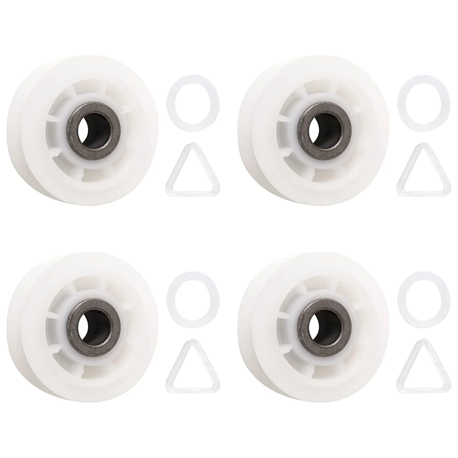 279640 Dryer Idler Pulley Replacement - For Whirlpool Kenmore Maytag Dryers - 4 Pack