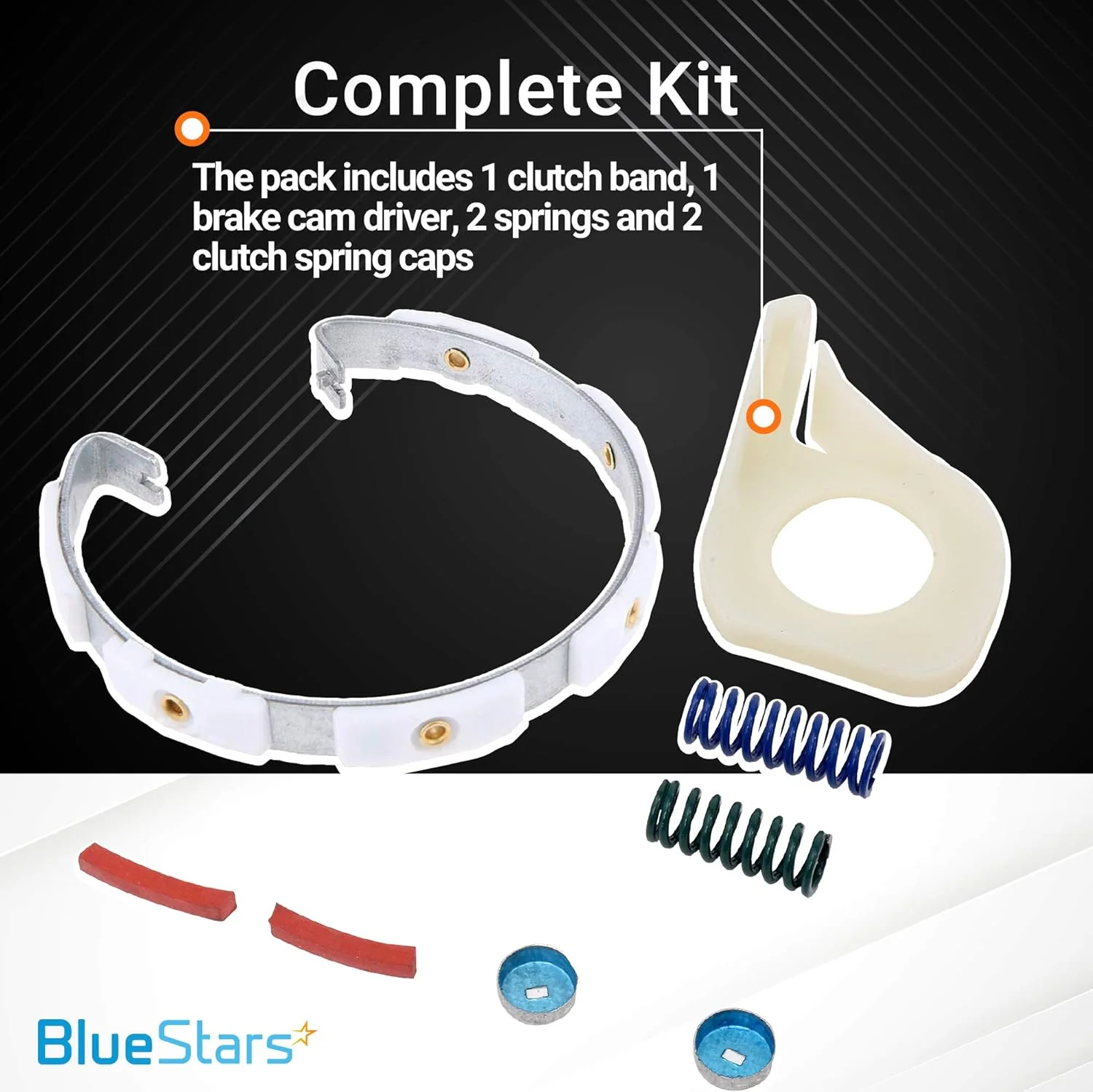 285790 Washer Clutch Lining Kit (6 Pads) for Whirlpool Kenmore Maytag Washers - Image 5