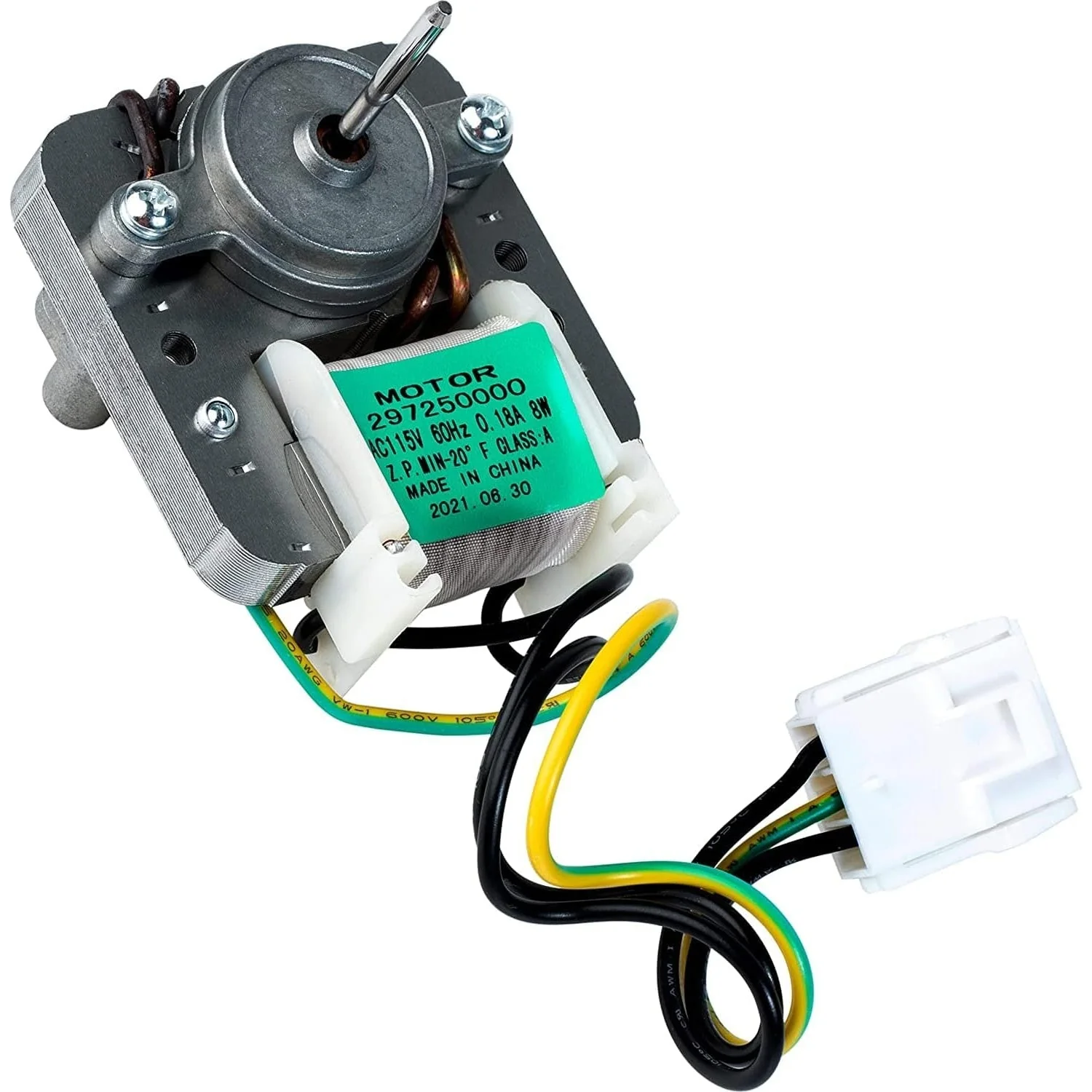 297309000 297250000 Refrigerator Evaporator Fan Motor with Wire Harness for Frigidaire Electrolux Crosley Kenmore