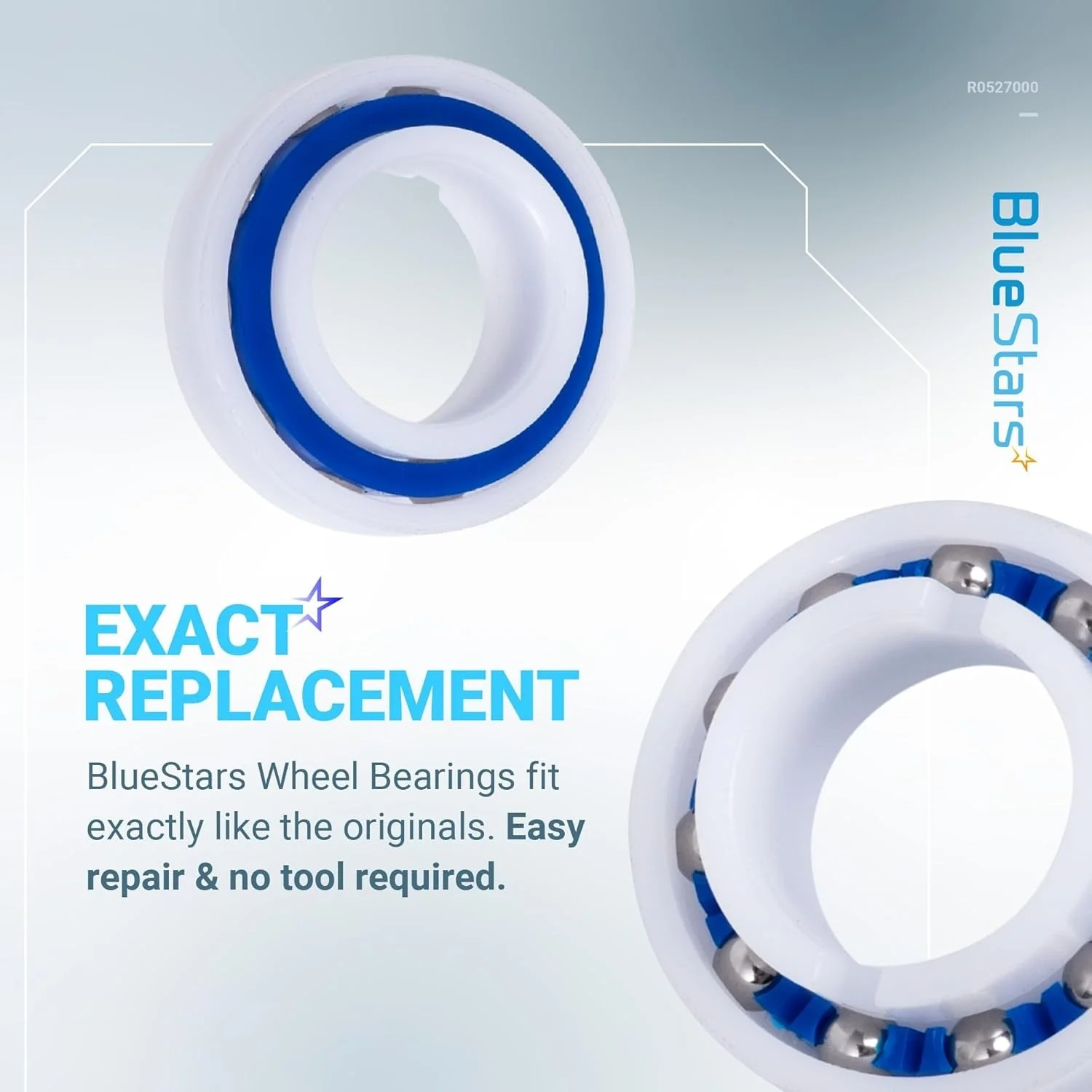 R0527000 Engine & Wheel Bearing Replacement - Exact ForZodiac MX8, MX6, MX8 Elite, MX6 Elite Cleaners - 2 Pack - Image 4