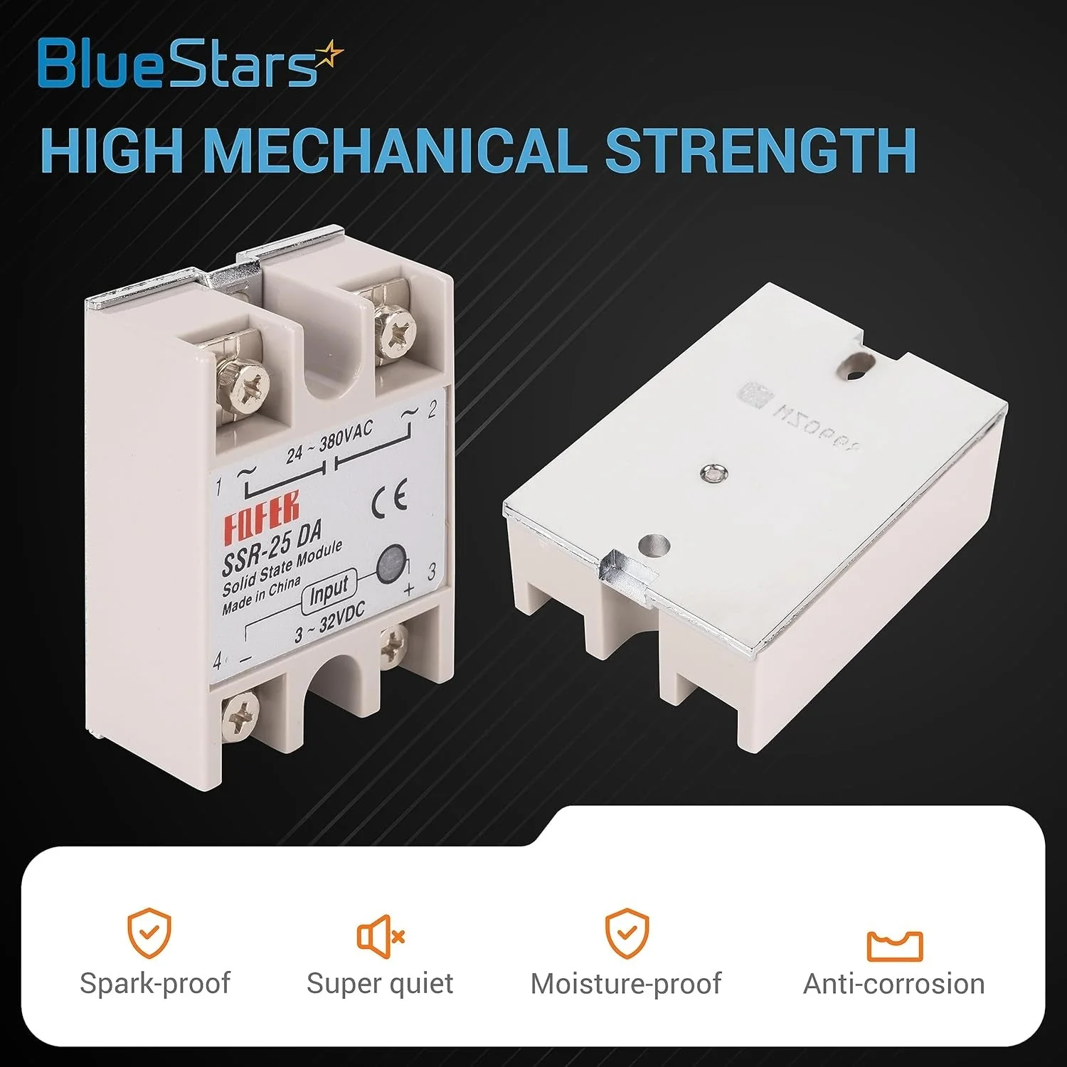 SSR-25DA DC to AC Solid State Relay - 2 Pack - Image 4