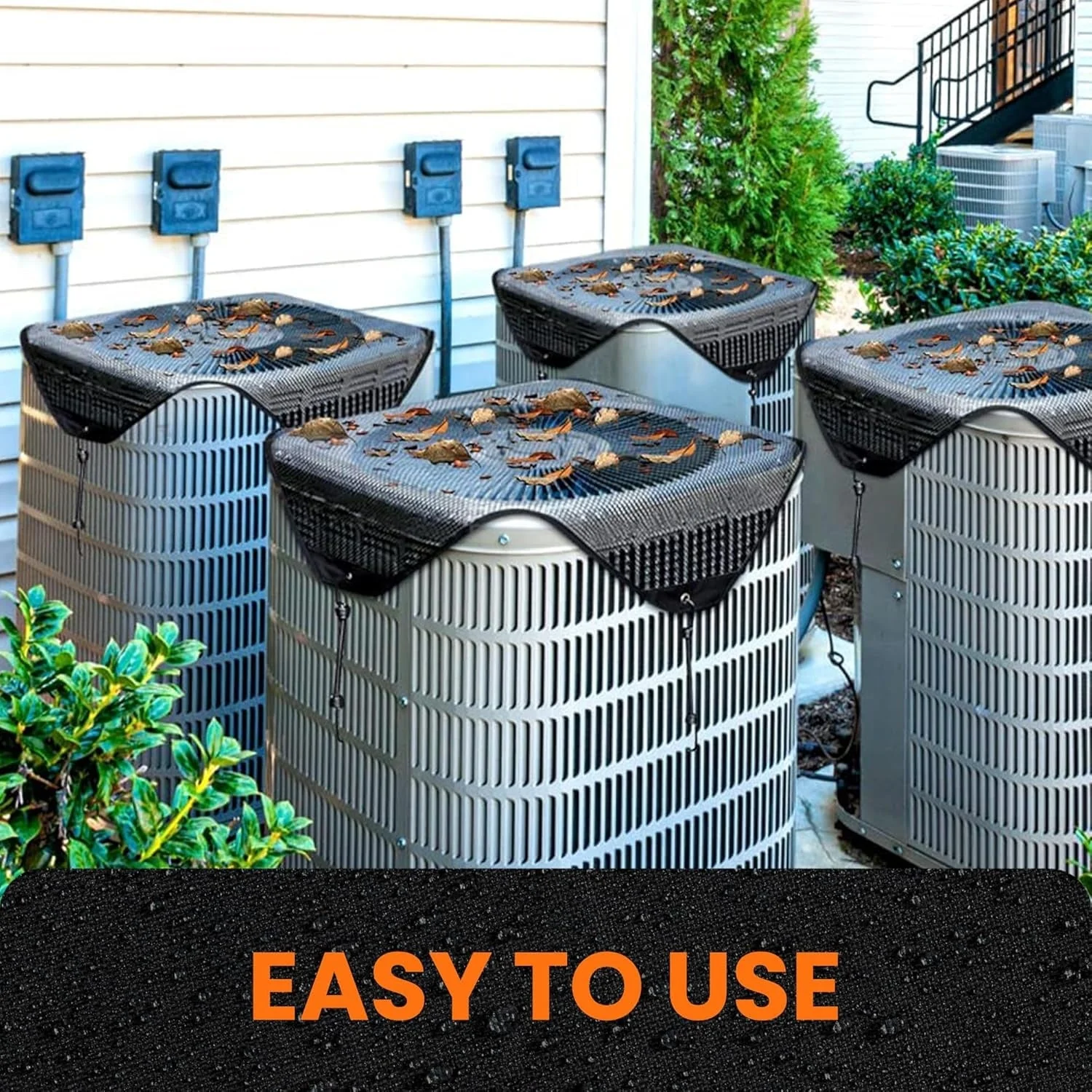 Premium AC Condenser Cover - Central Air Conditioner Cover for Outside Unit - 32" x 32", Mesh Material - Image 6