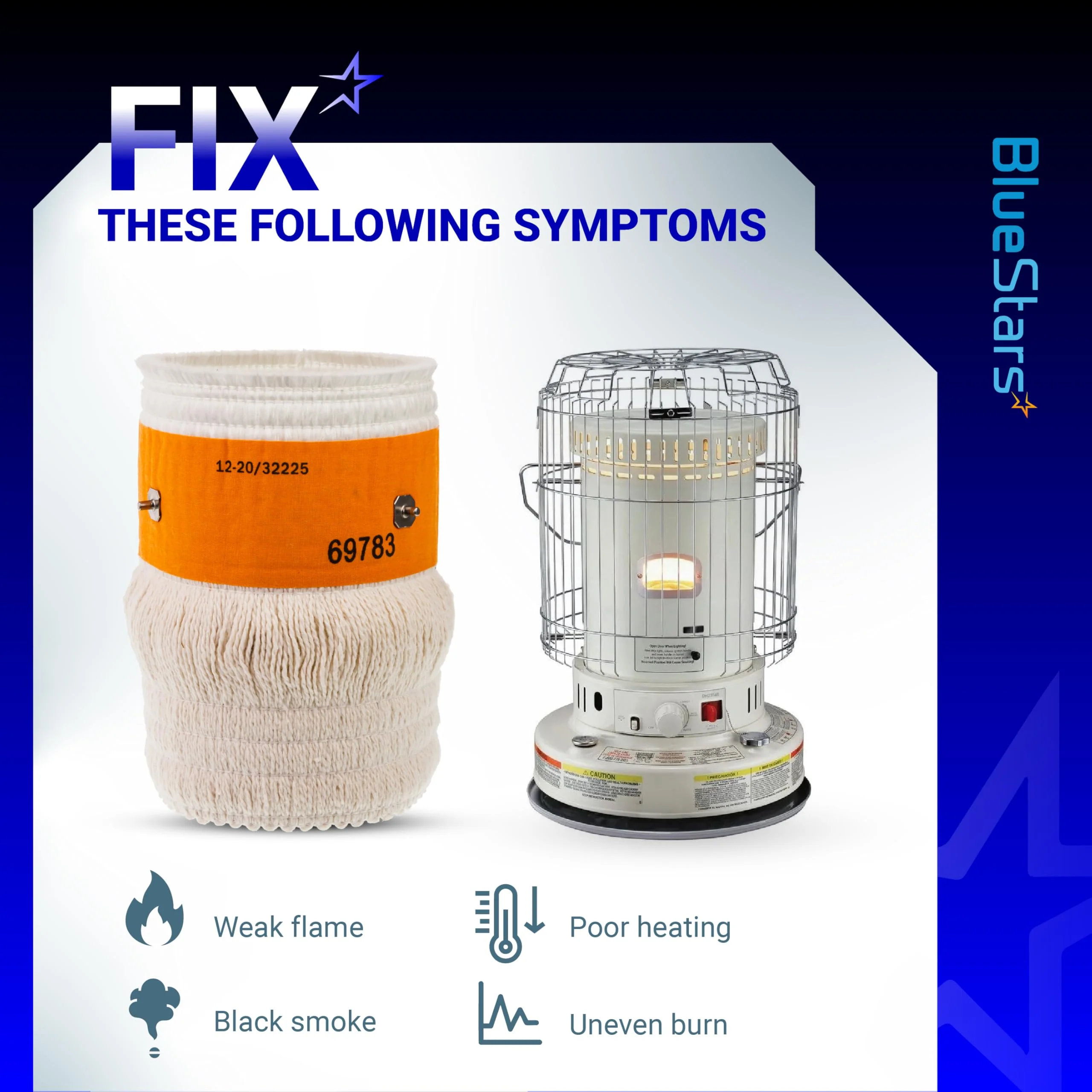 32225 Wick - ForKero World KW-24C DuraHeat DH-2300 Dyna-GLO CV-2300&RMC-95C Envirotemp CV-2300 Keroheat Kerosene Heater - 2 Pack - Image 5