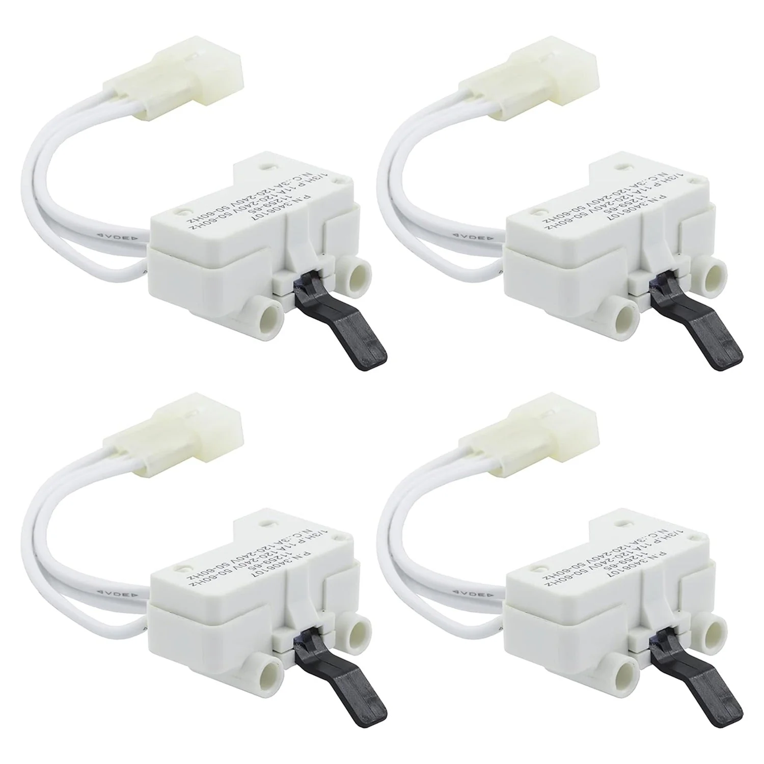 WP3406107 3406107 Dryer Door Switch for Whirlpool Maytag Kenmore Dryers ( Updated )