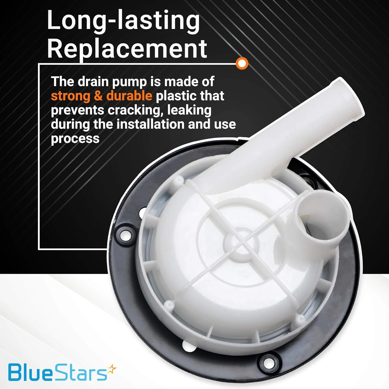 35-6780 21001906 Drain Pump with Pulley for Whirlpool Maytag Admiral Magic Chef Washers - Image 4