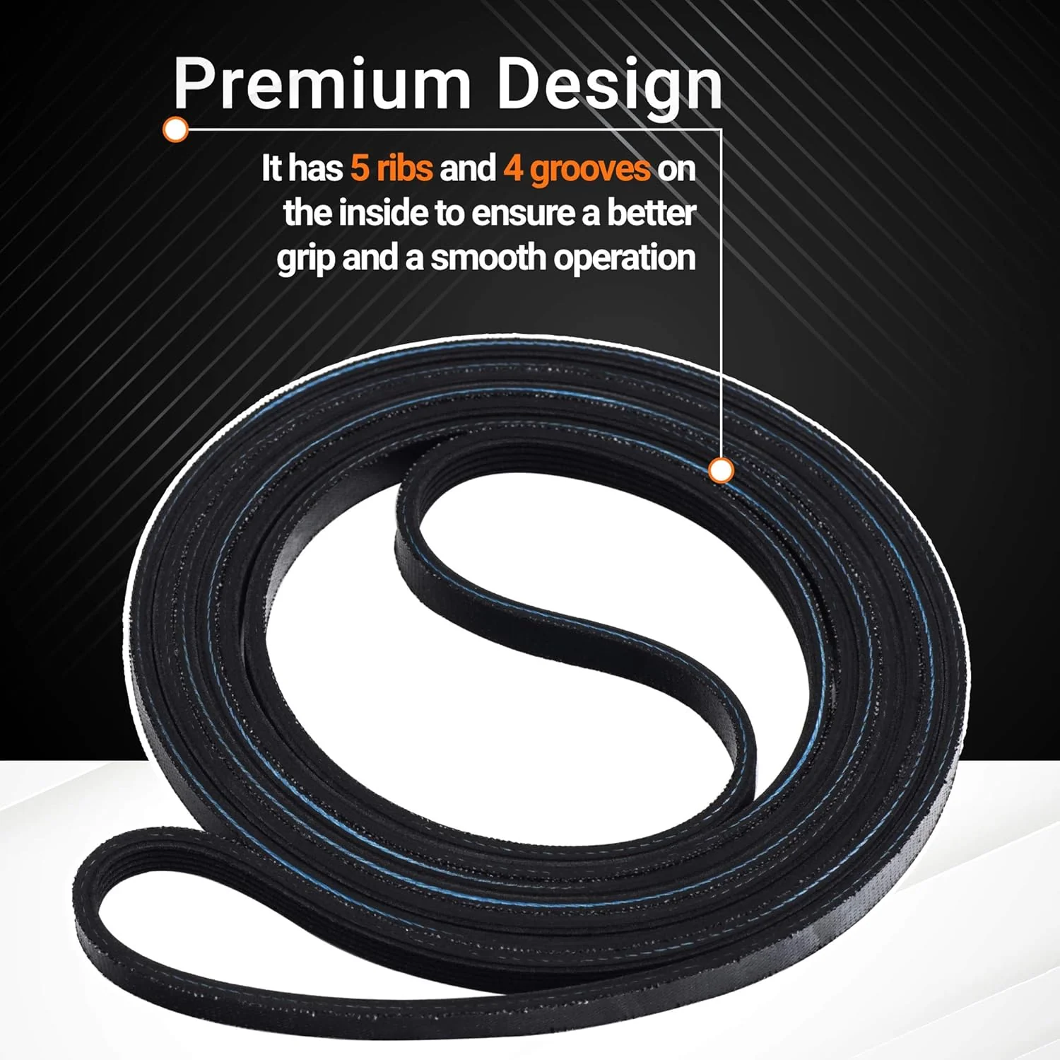 40111201 Dryer Drum Belt for Maytag Amana Admiral Whirlpool Speed Queen - Image 5