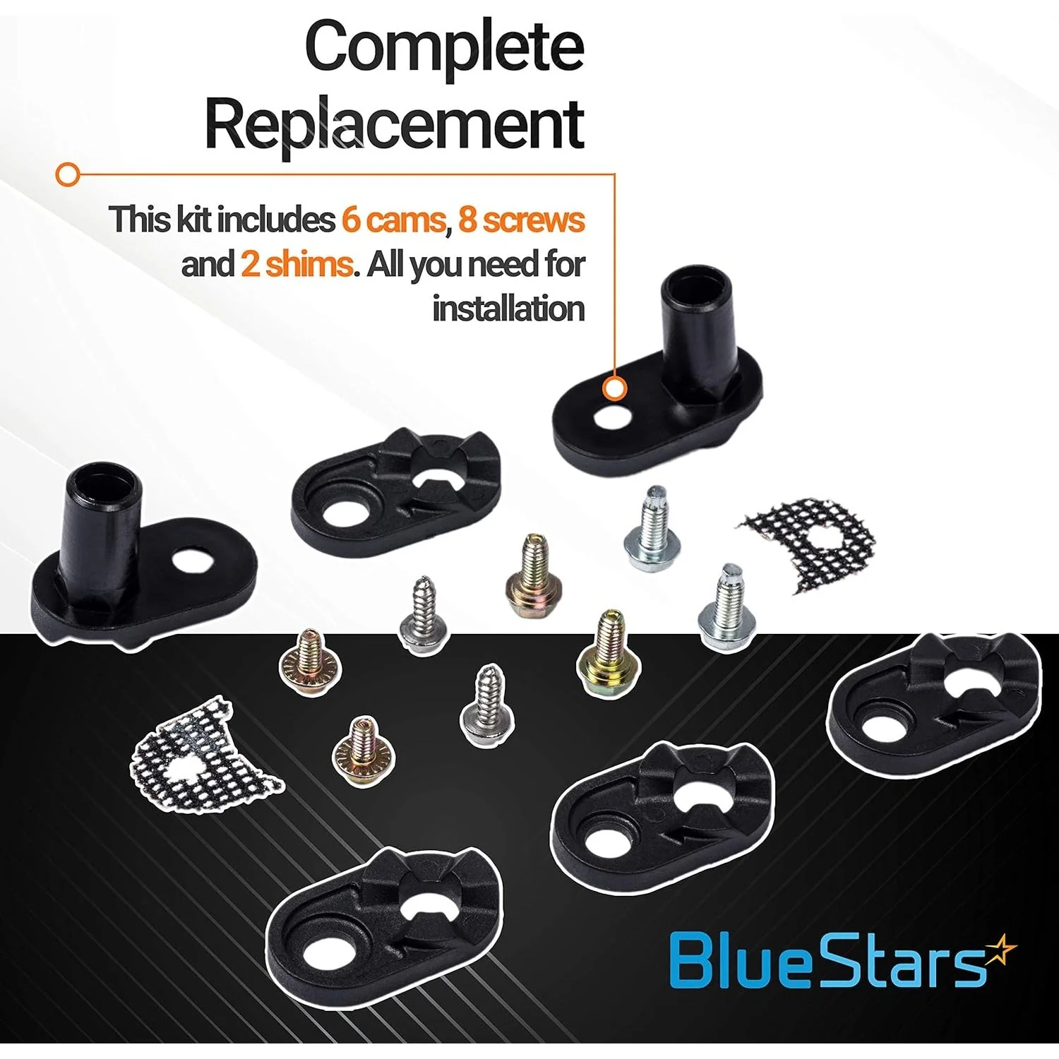 4318165 Refrigerator Door Closer Cam Kit Replacement - For Whirlpool Kenmore KitchenAid Roper Refrigerators - Image 5