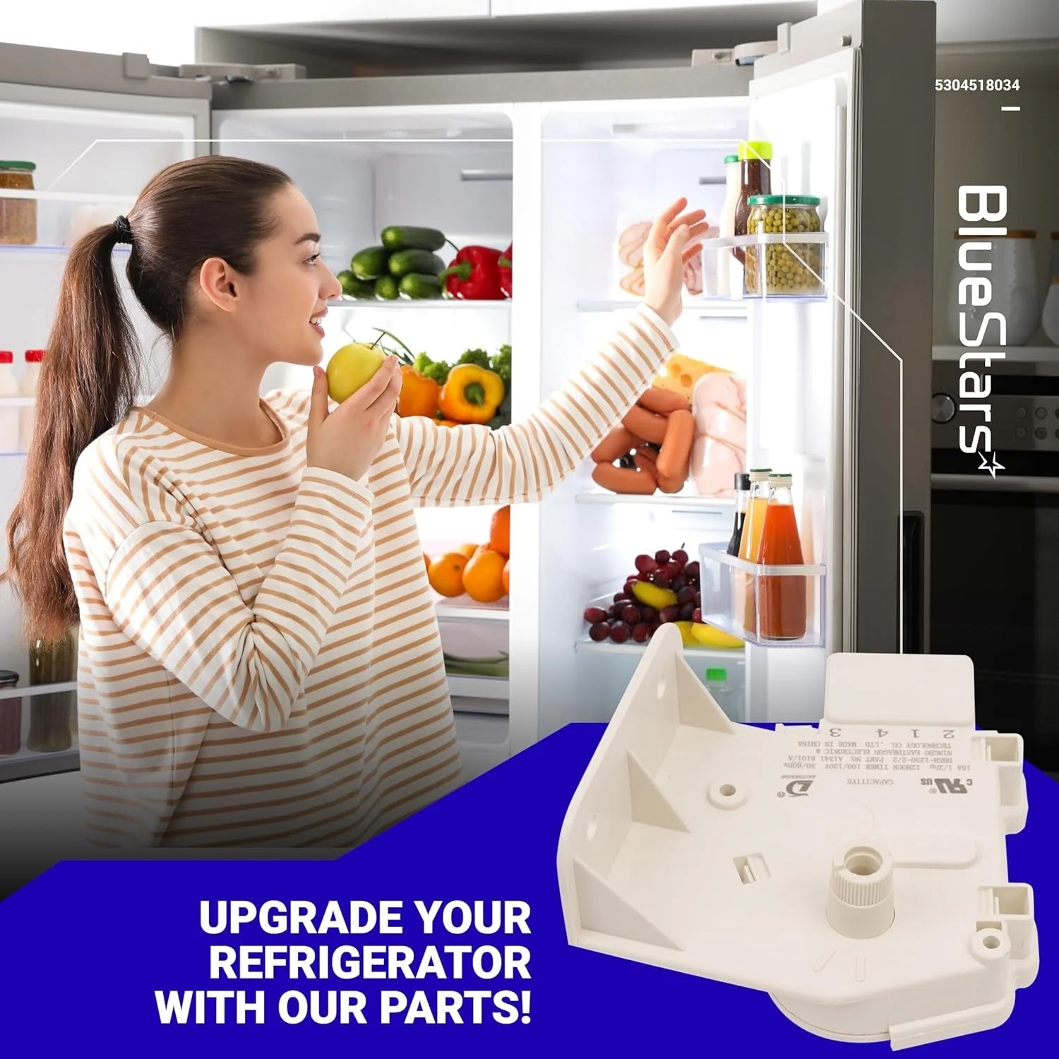 5304518034 Defrost Timer for Frigidaire Kenmore Whirlpool Crosley Refrigerators/Freezers - Image 7