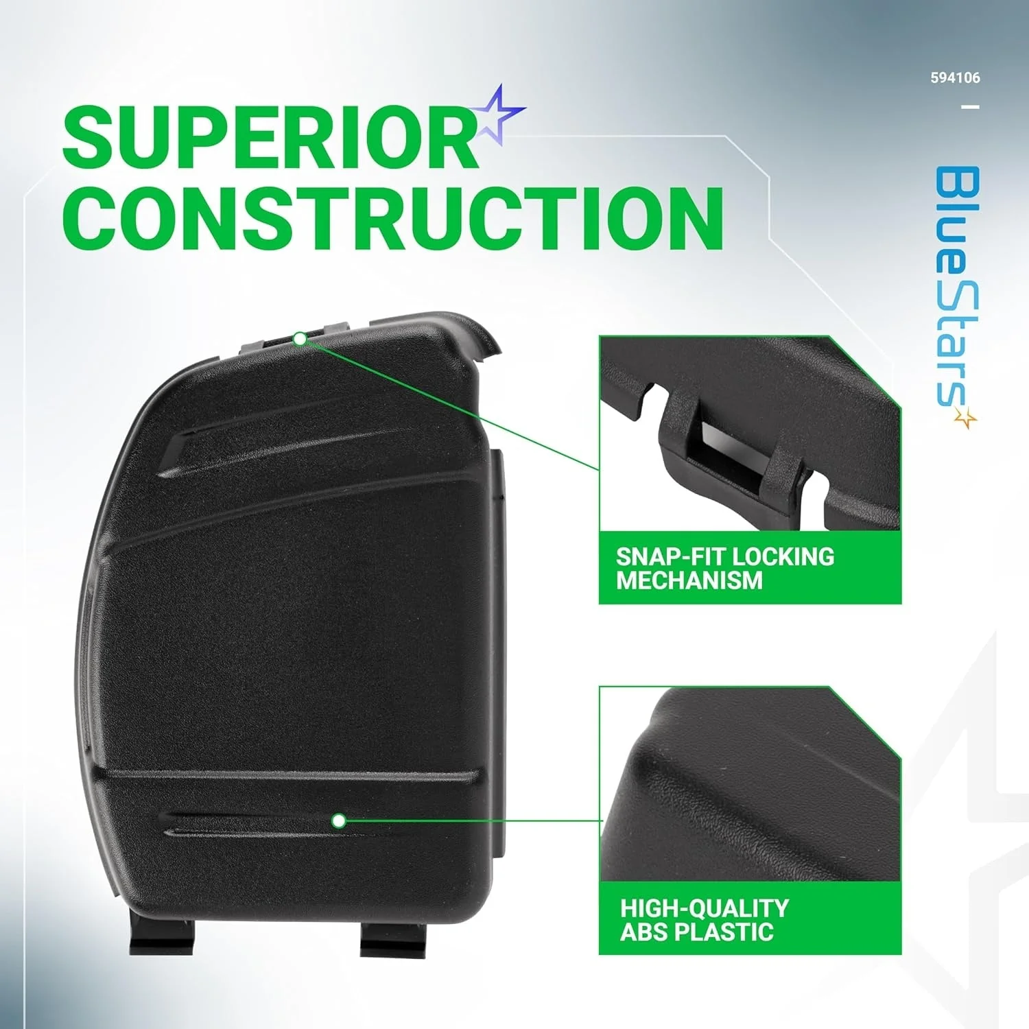 594106 Air Cleaner Cover - Fits Briggs & Stratton 093J02 09P700 103M02 104M02 Lawn Mower - Image 2