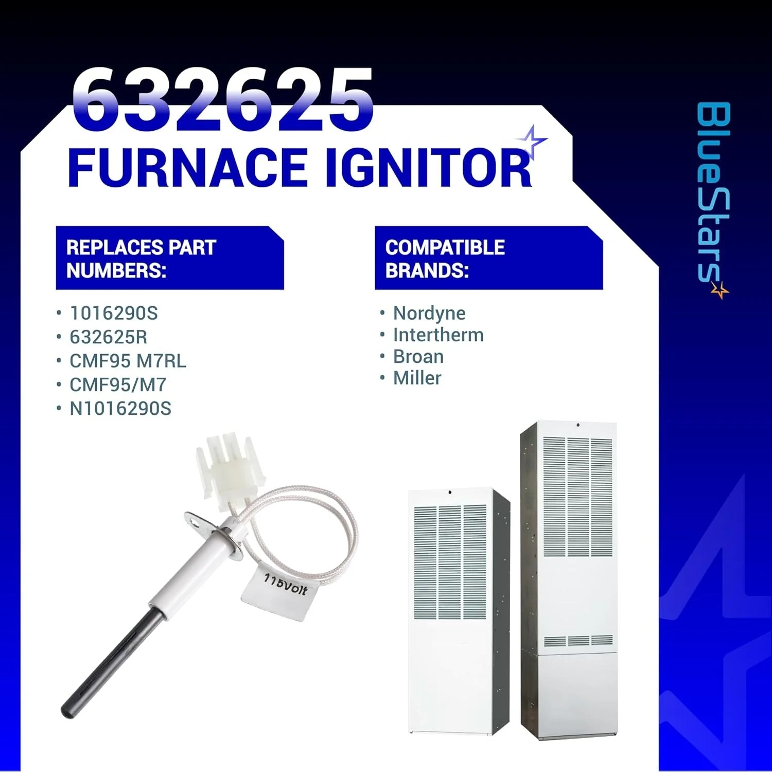 632625 Furnace Ignitor - For Nordyne Intertherm Broan Miller Furnaces - Image 5