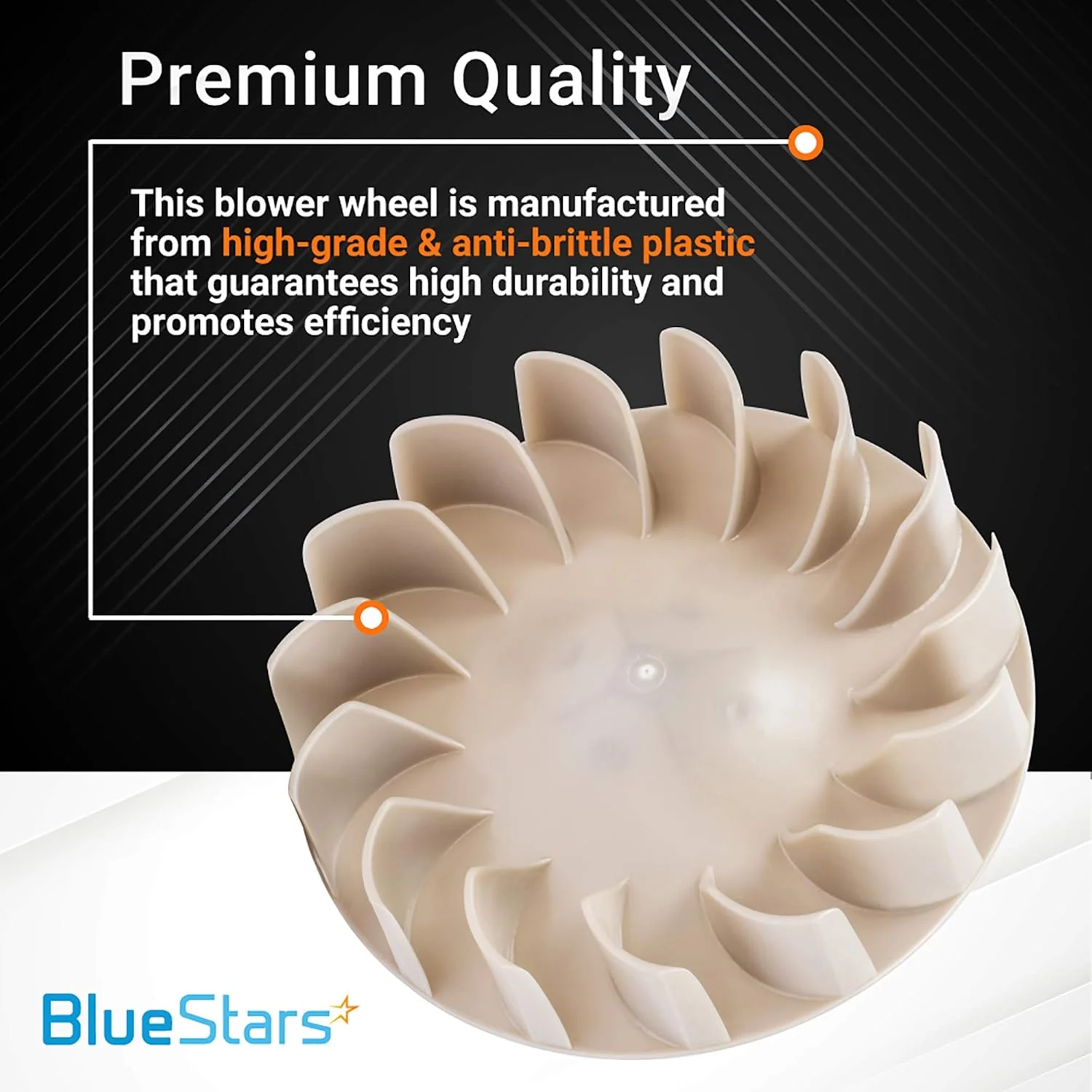 694089 Dryer Blower Wheel for Kenmore Whirlpool Dryers - Image 5