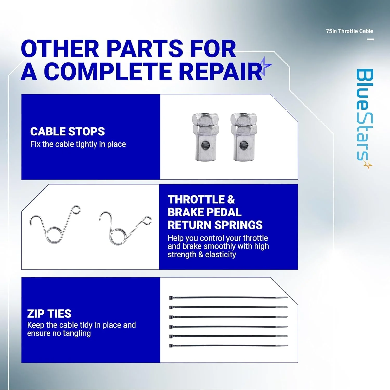 75-inch Throttle Cable - Image 9