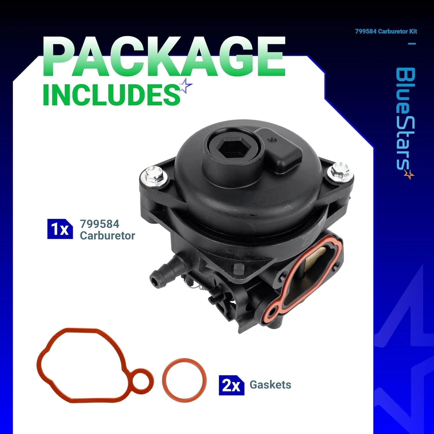 799584 592361 Carburetor - Fits 550EX 625EX 675EX 725EXI Engines Husqvarna - Replaces 594058 594057 - Image 3