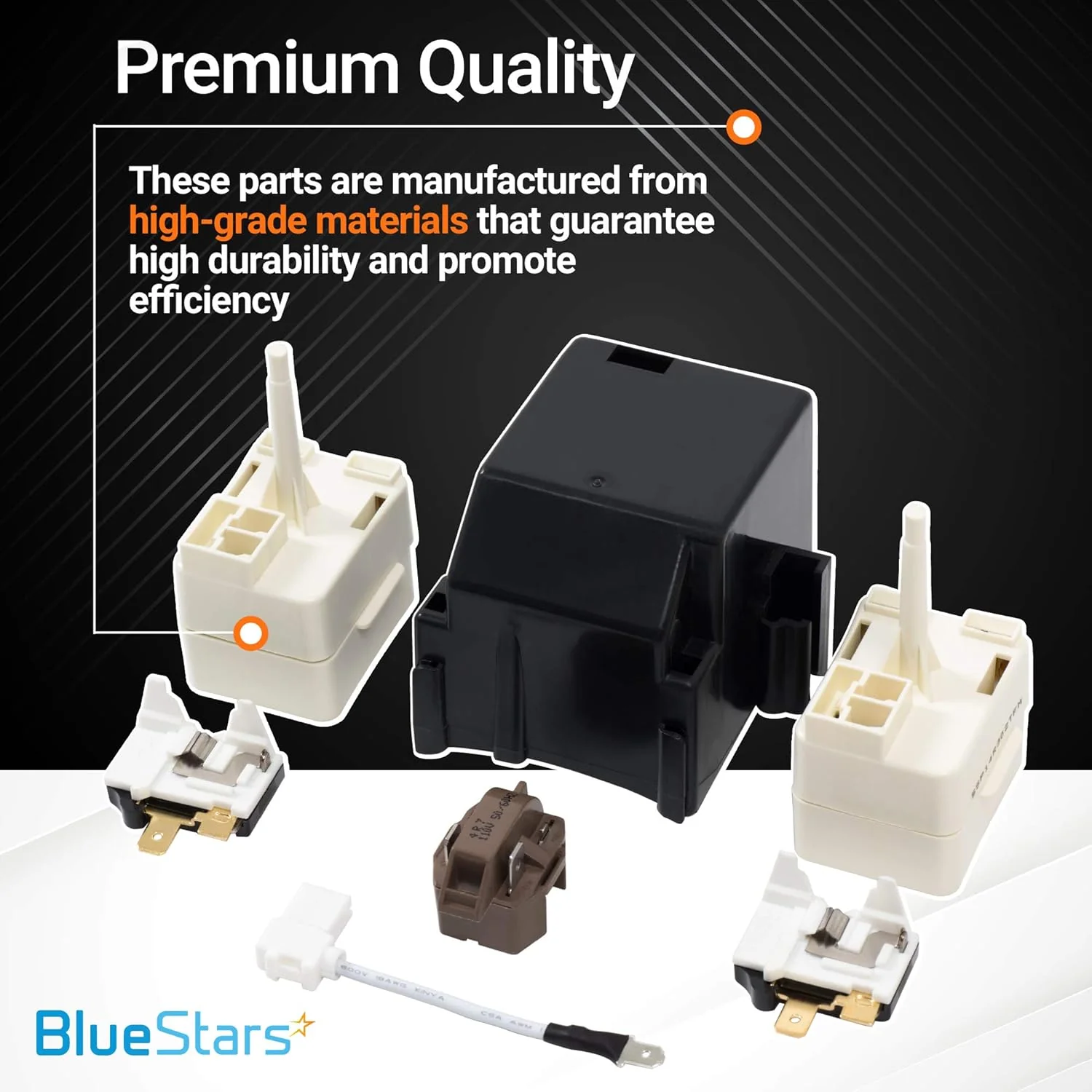 8201786 Refrigerators Compressor Relay Start Device Kit - Replaces 2188830 2212194 - Fits Whirlpool Kenmore KitchenAid - Image 6