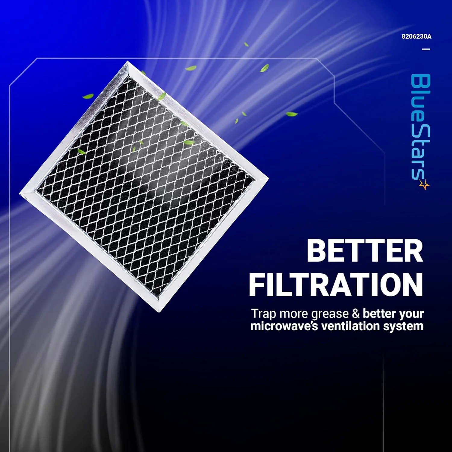 8206230A Microwave Charcoal Filter 5.3" x 5" – For Whirlpool & Maytag - 2 Pack - Image 4