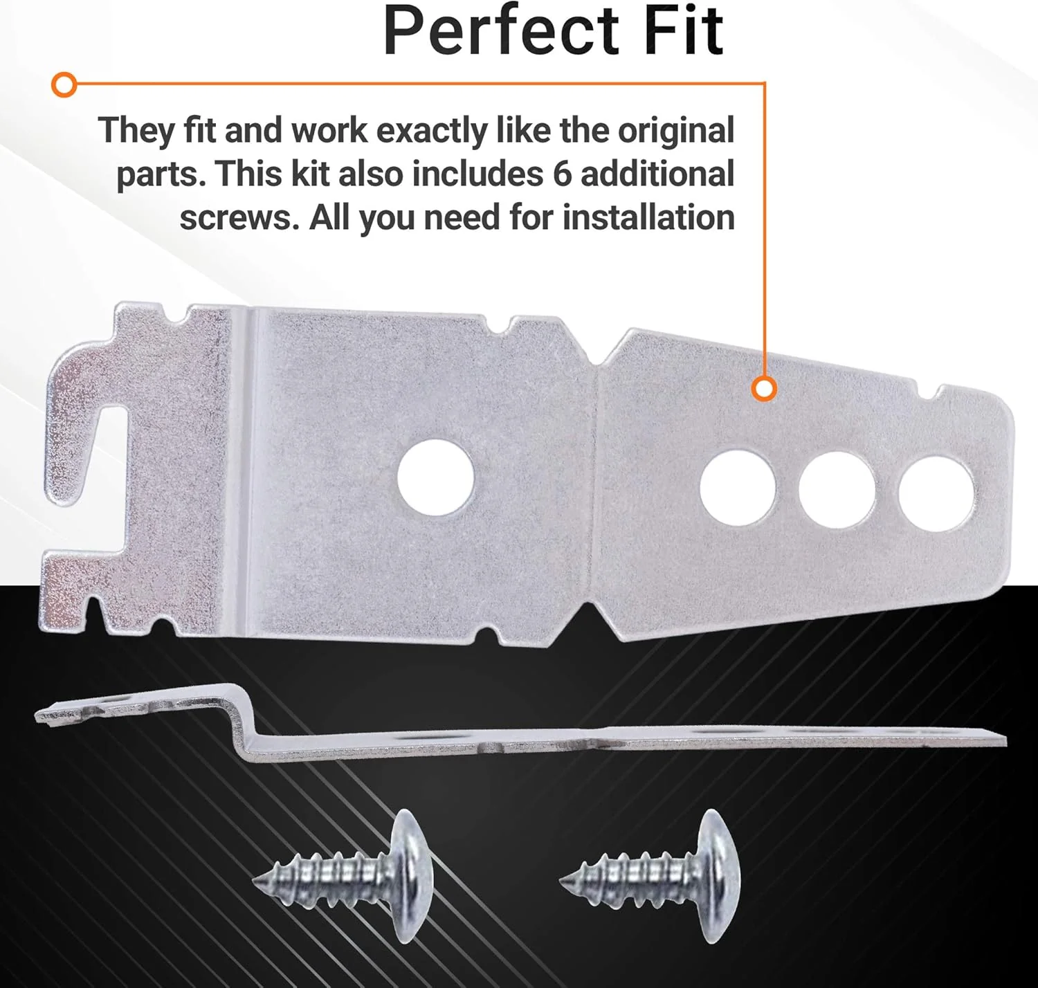 8212560 & 8269145 Dishwasher Side Mounting Bracket Kit - For KitchenAid Whirlpool Kenmore Maytag Amana Dishwashers - Image 6