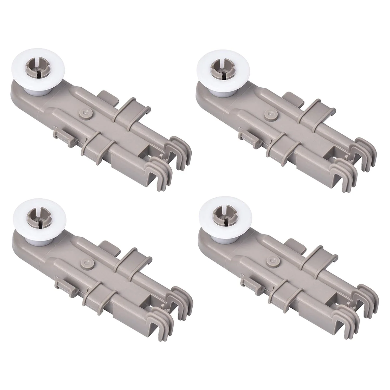 8268743 Dishwasher Upper Rack Wheel for Whirlpool Kenmore KitchenAid Dishwashers - Replaces WP8268743 - 4 Pack