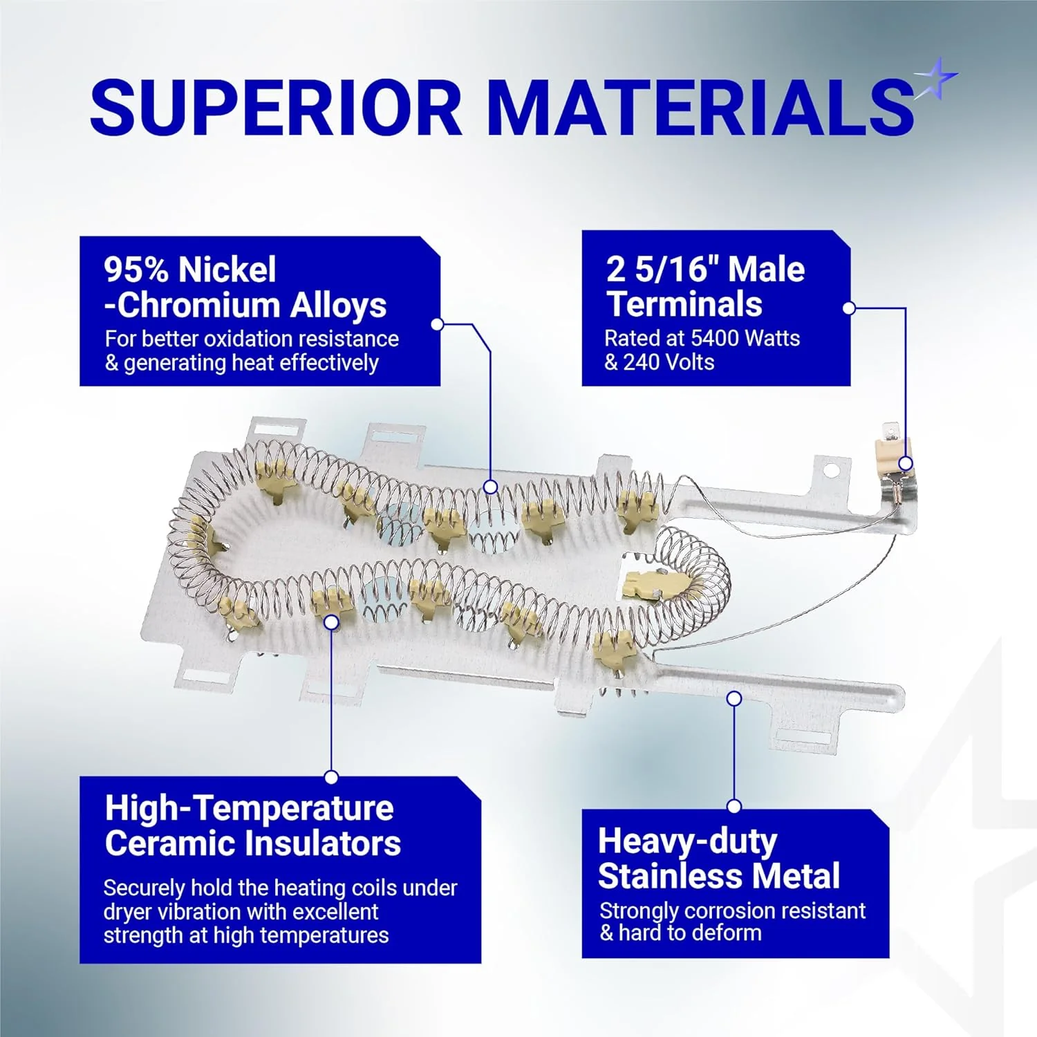 WP8544771 Heating Element Kit 279816 Thermal Cut-Off 279973 3392519 Thermal Fuse for Kenmore Whirlpool - Image 4