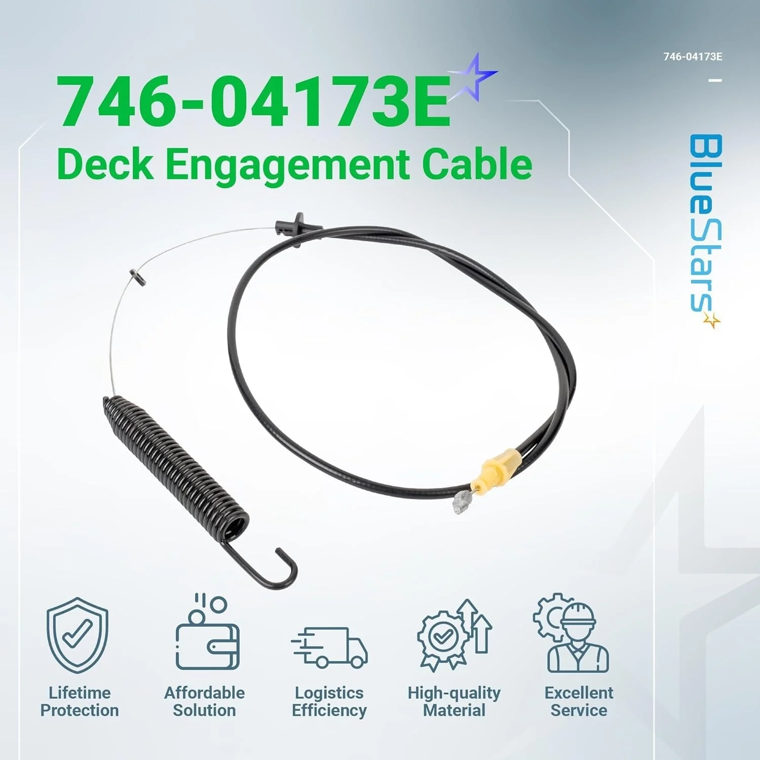 946-04173E 746-04173E Deck Engagement Cable - Fits MTD Troy-Bilt 746-04173, 746-04173B, 746-04173A, 746-04173C - Image 9