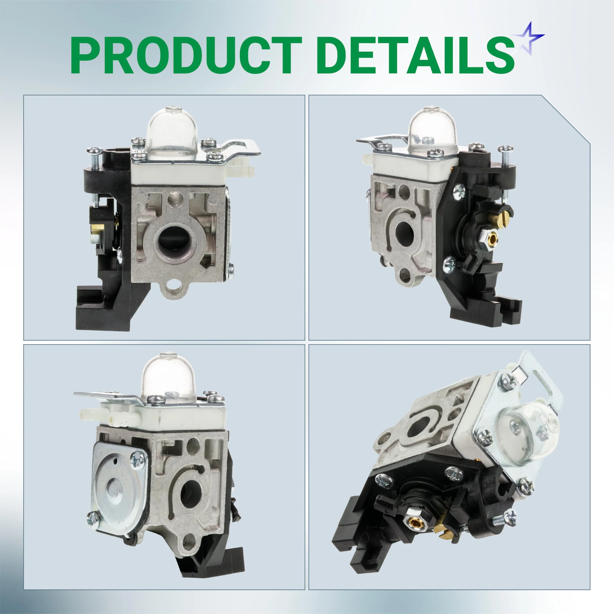 A021001692 Carburetor Kit - Fits Echo SRM-225 GT-225 GT-225L Trimmer - Image 6