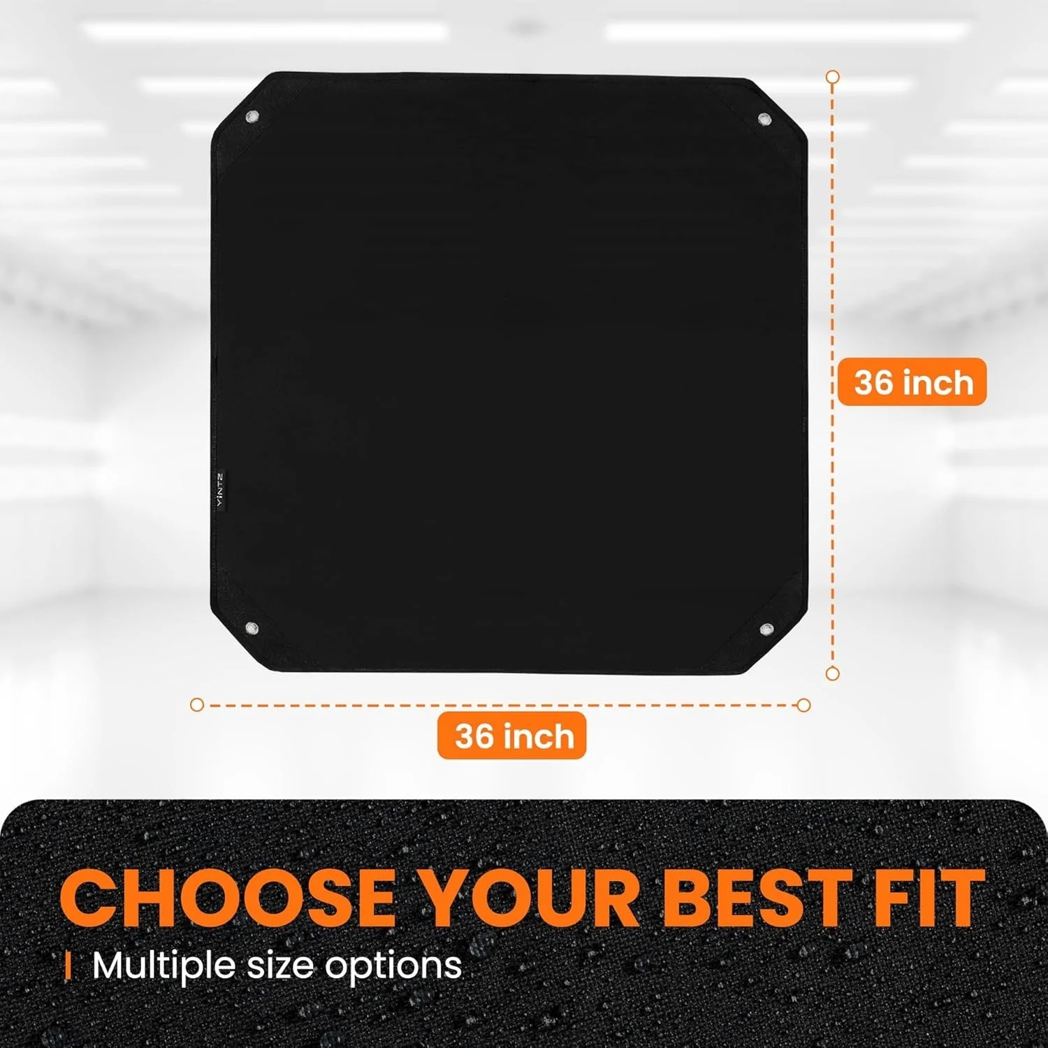 AC Condenser Cover - Central Air Conditioner Cover for Outside Unit - Mesh Material 36" x 36" - Image 2