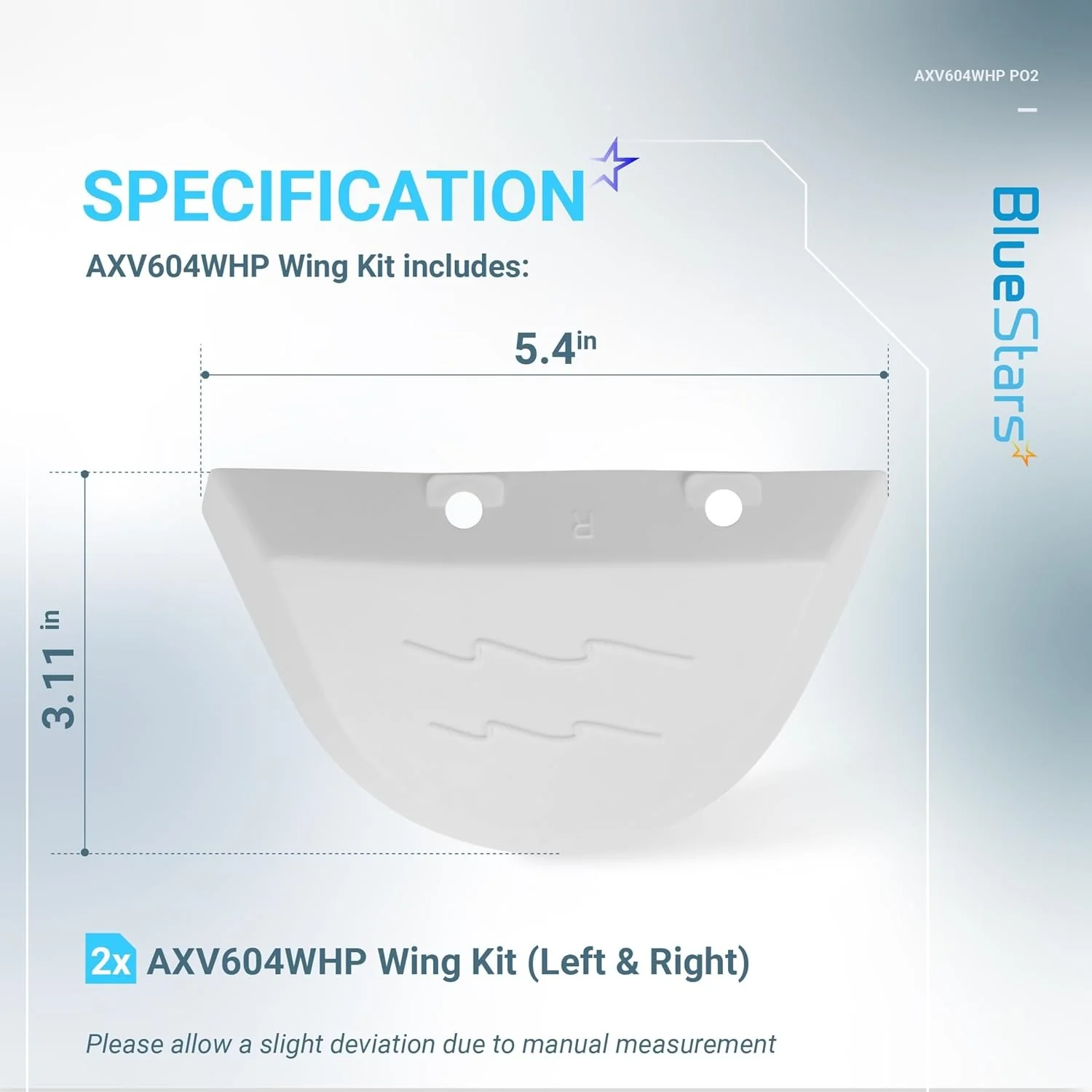 AXV604WHP Pool Cleaner Wing Kit Replacement - For Hayward Navigator, Pool Vac Ultra Cleaners - Image 2