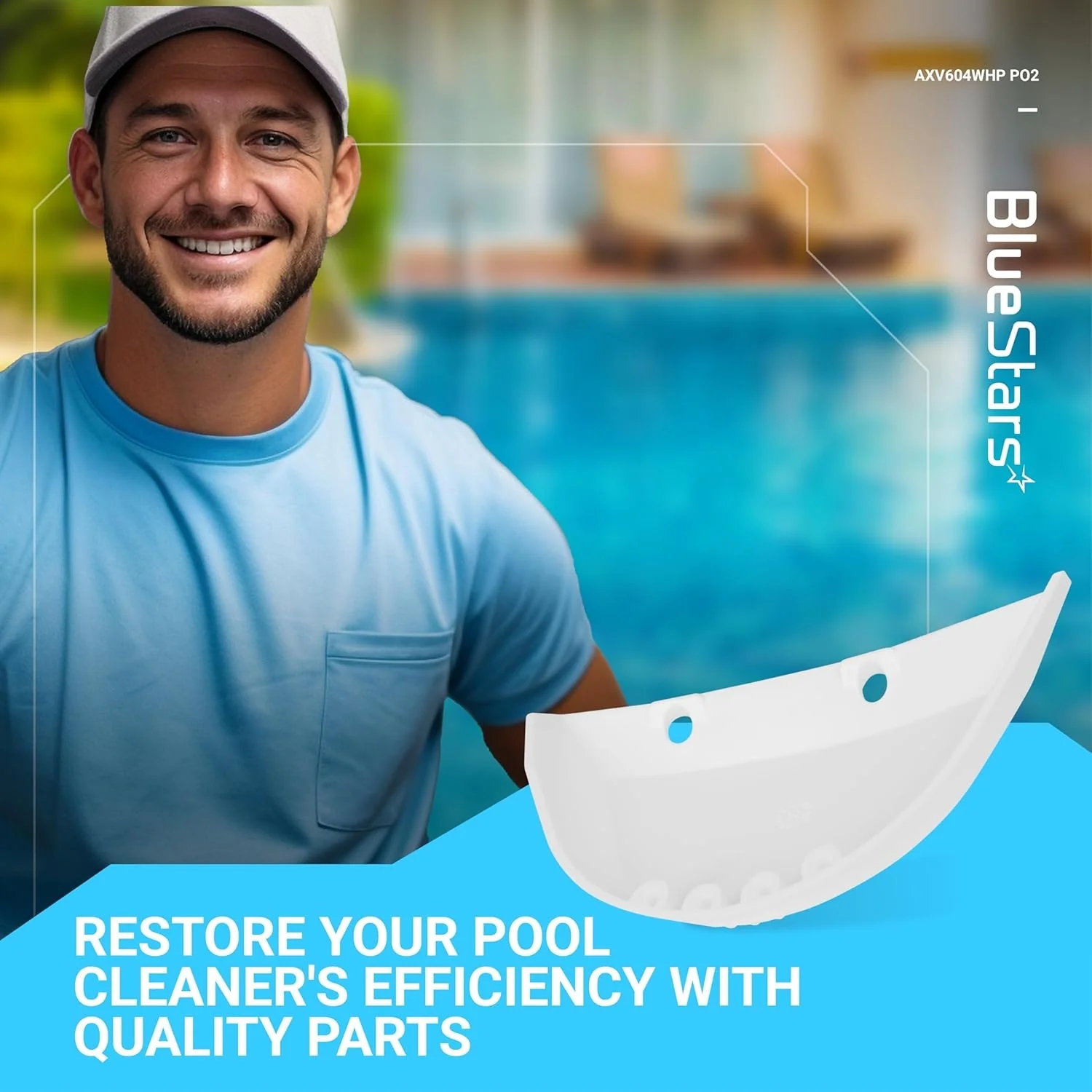 AXV604WHP Pool Cleaner Wing Kit Replacement - For Hayward Navigator, Pool Vac Ultra Cleaners - Image 8
