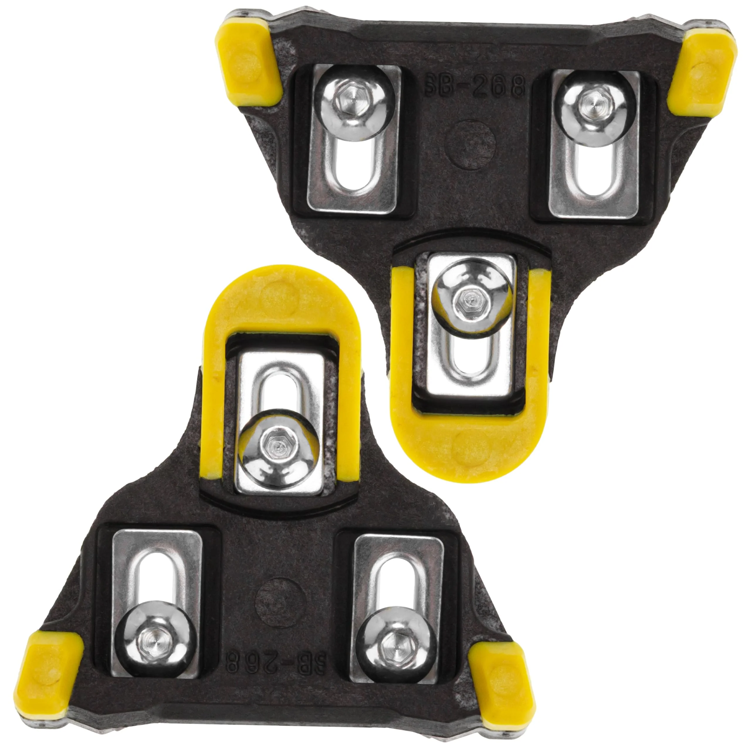 Bike Cleats for Shimano SPD-SL Pedals - 6-Degree Float Cleat for Cycling Shoes - 2 Pack