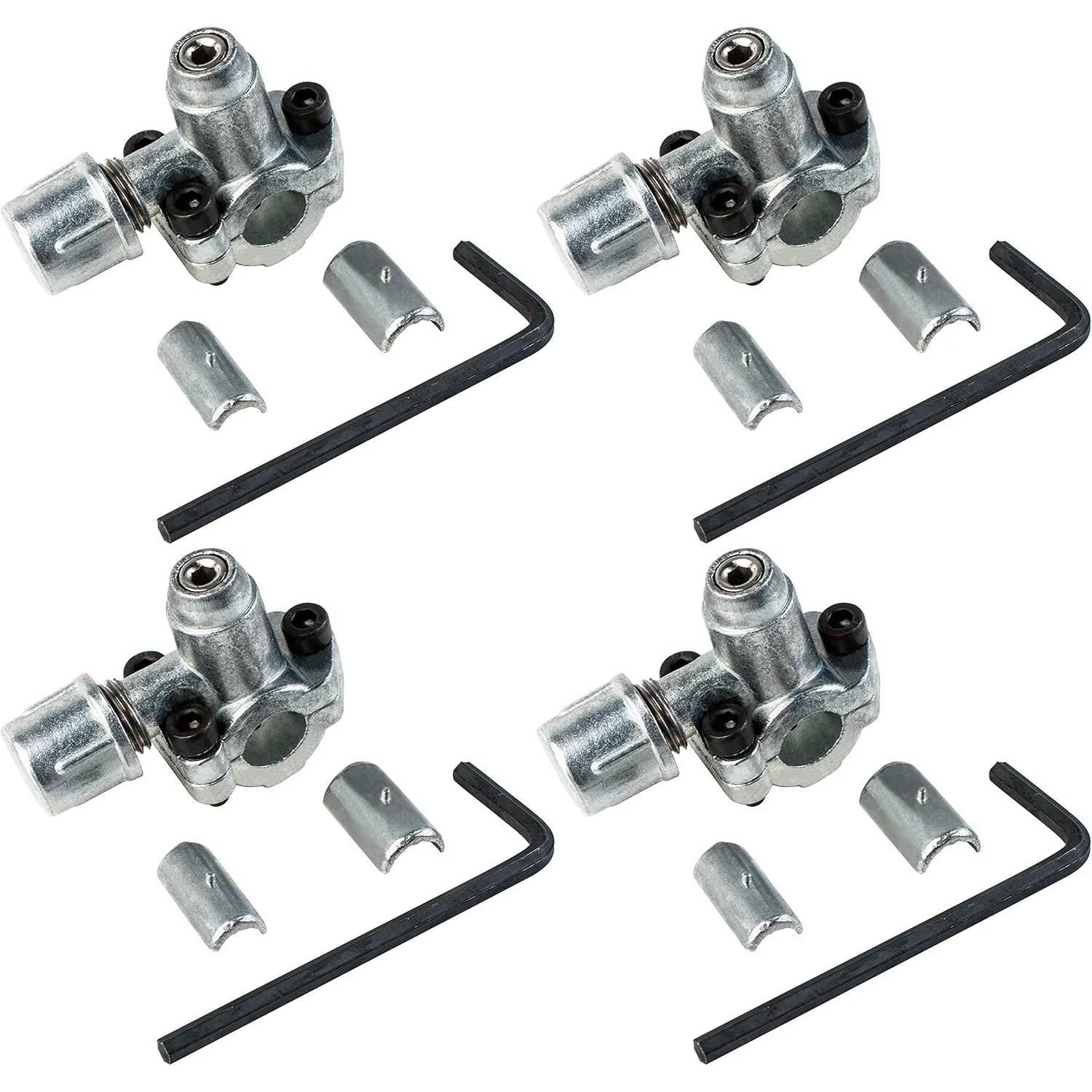 BPV-31 Bullet Piercing Valve 3 in 1 Access for Air Conditioners (1/4 5/16 3/8 Inch OD Pipes) - 4 Pack