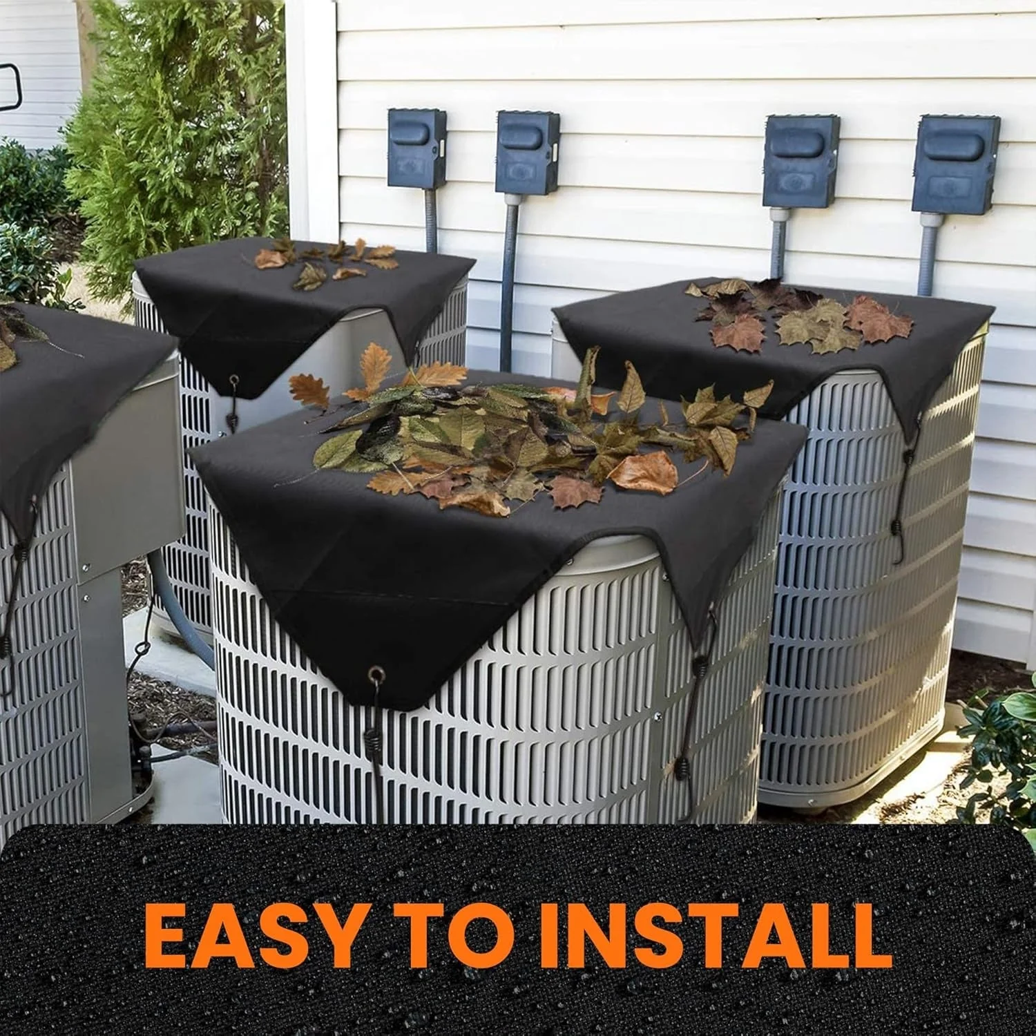 28" x 28" Central Air Conditioner Cover for Outside Units (600D Oxford) - Image 6