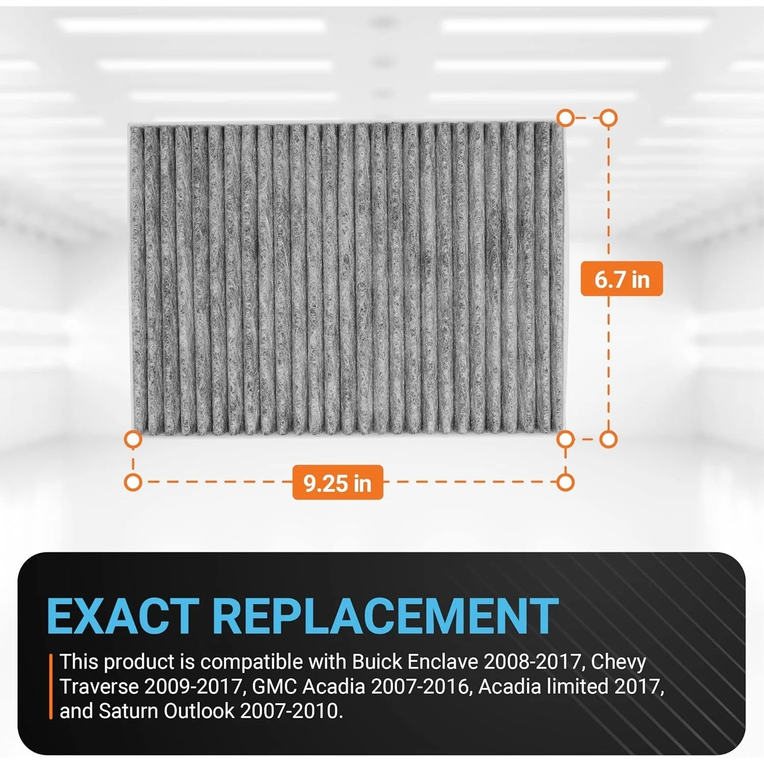 CF11663 Activated Cabin Carbon Air Filter - 2 Pack - Image 6