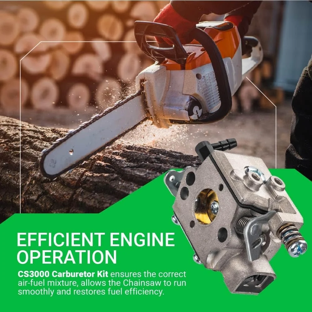 CS3000 WT-589 Carburetor - For Echo CS300 CS301 CS305 CS306 Chainsaw Echo Walbro - Image 3