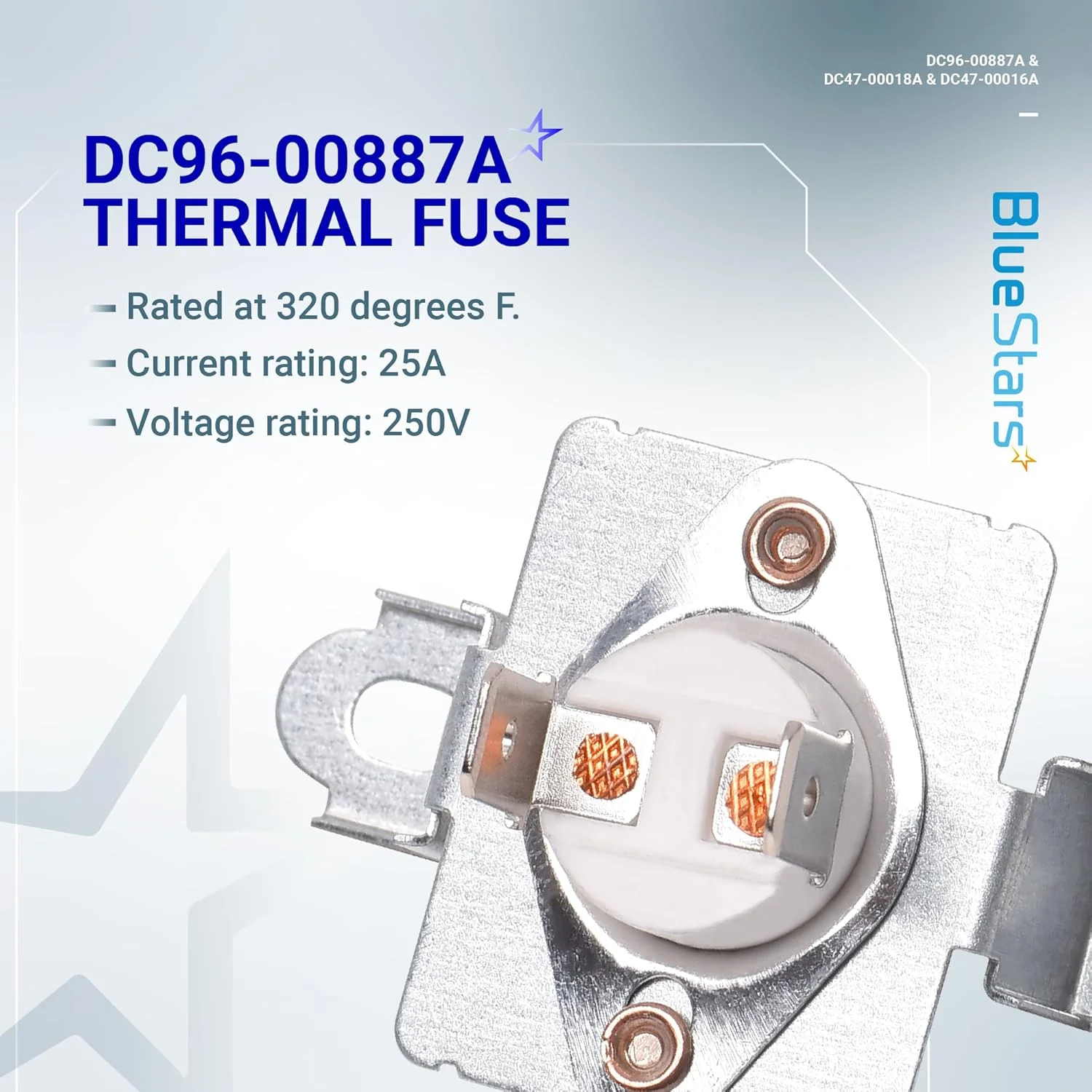 DC96-00887A & DC47-00016A & DC47-00018A Dryer Thermal Fuse & Thermostat Kit for Samsung Kenmore Dryers - Image 4
